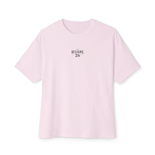 Boxy Tee - 'Designs 26' Minimal Logo Oversized T-Shirt