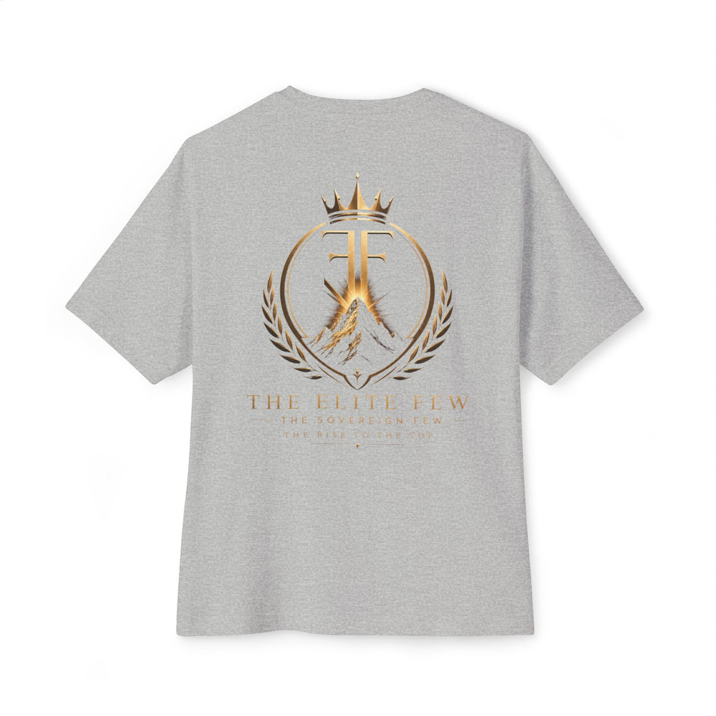 Elite Shield Tee — The Elite Few Gold Crest Oversized T‑Shirt