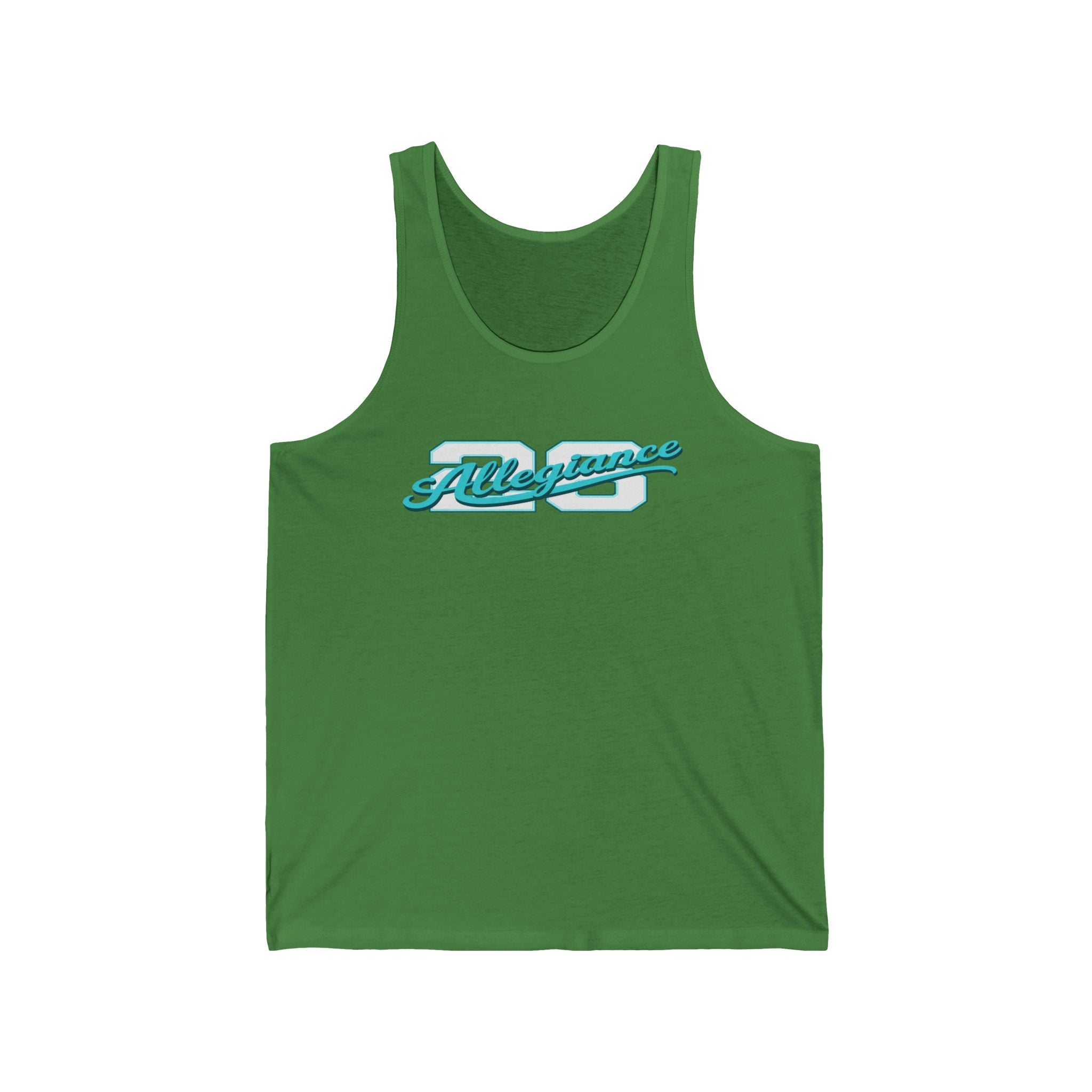 Vintage Athletic Tank Top — 'Allegiance' Script & Number 26 Jersey Back