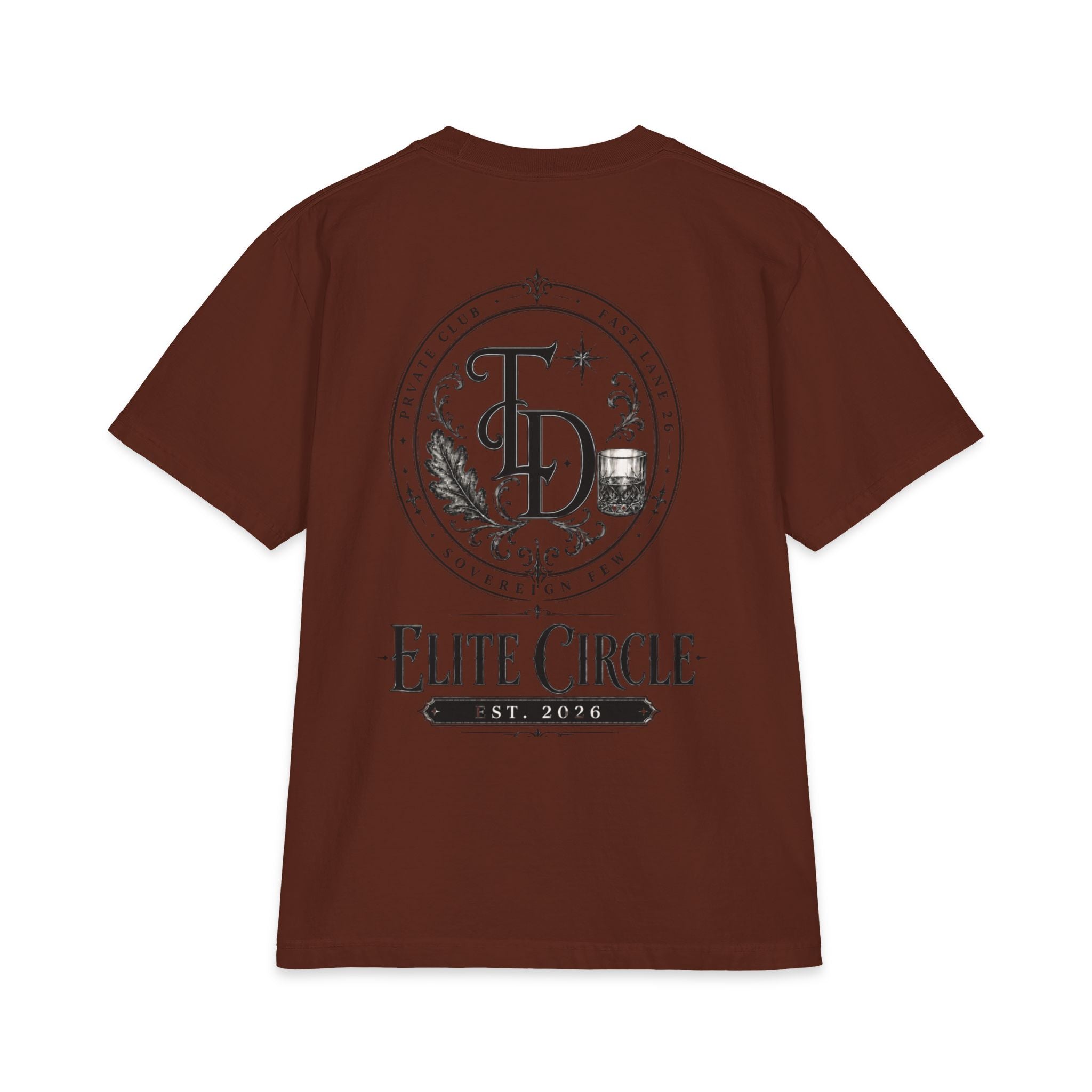 Elite Circle Graphic Tee — 'Elite Circle' Emblem Short Sleeve Shirt