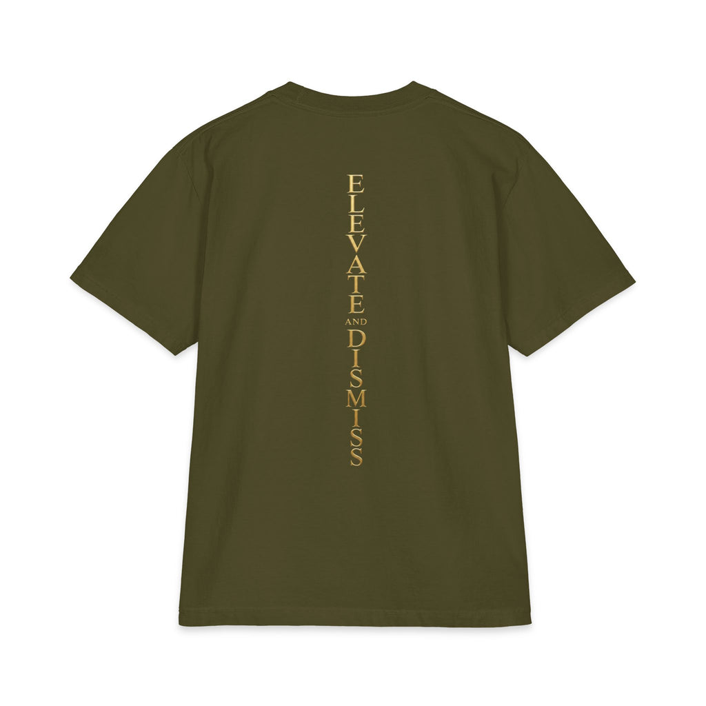 Elevate Dismiss Short Sleeve Tee — Minimal Gold Yoga / Spiritual Shirt