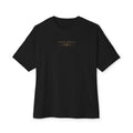 Boxy Tee — Elegant Monogram 'TD' Logo Oversized White T‑Shirt