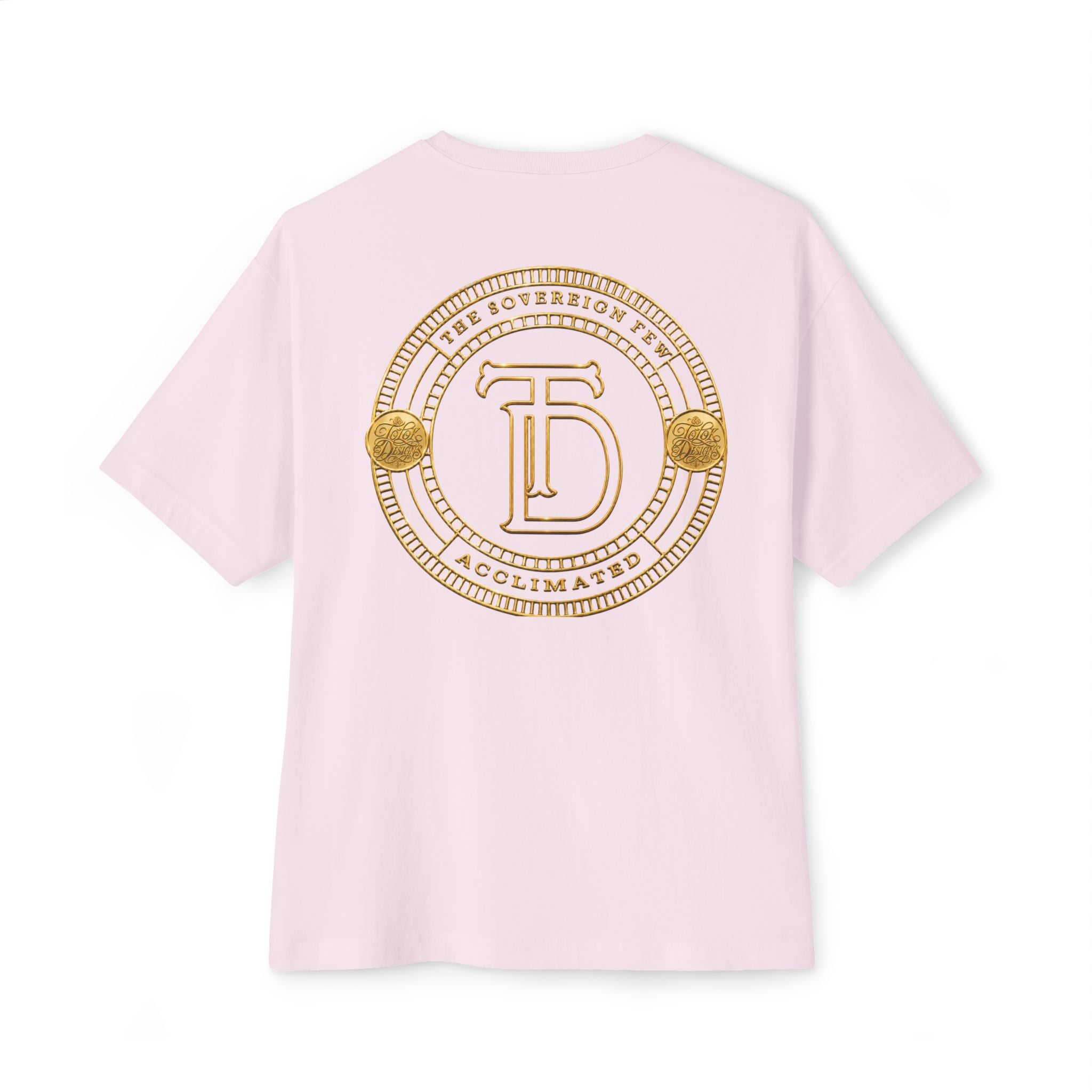 Gold Monogram Crest Tee