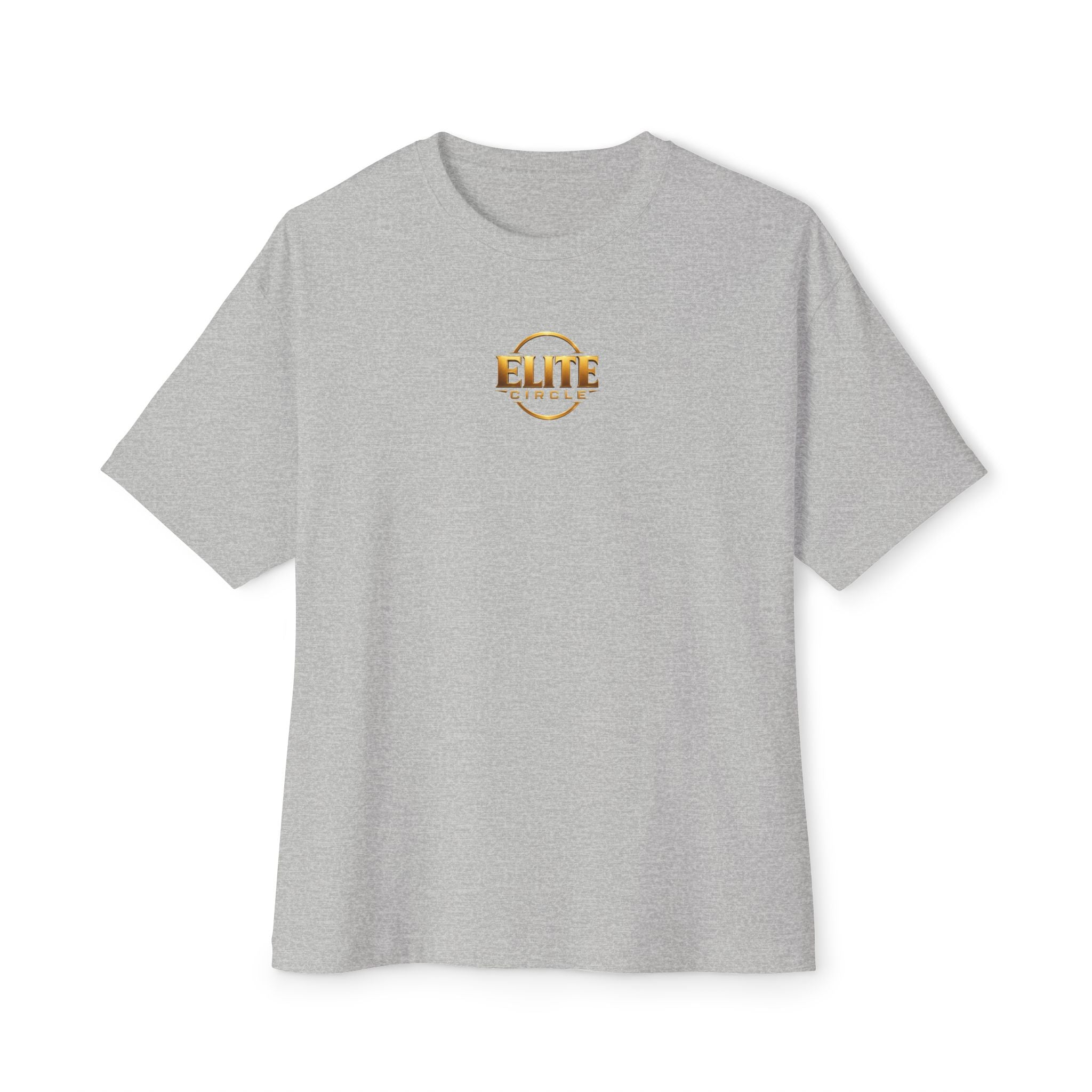 Elite Shield Tee — The Elite Few Gold Crest Oversized T‑Shirt