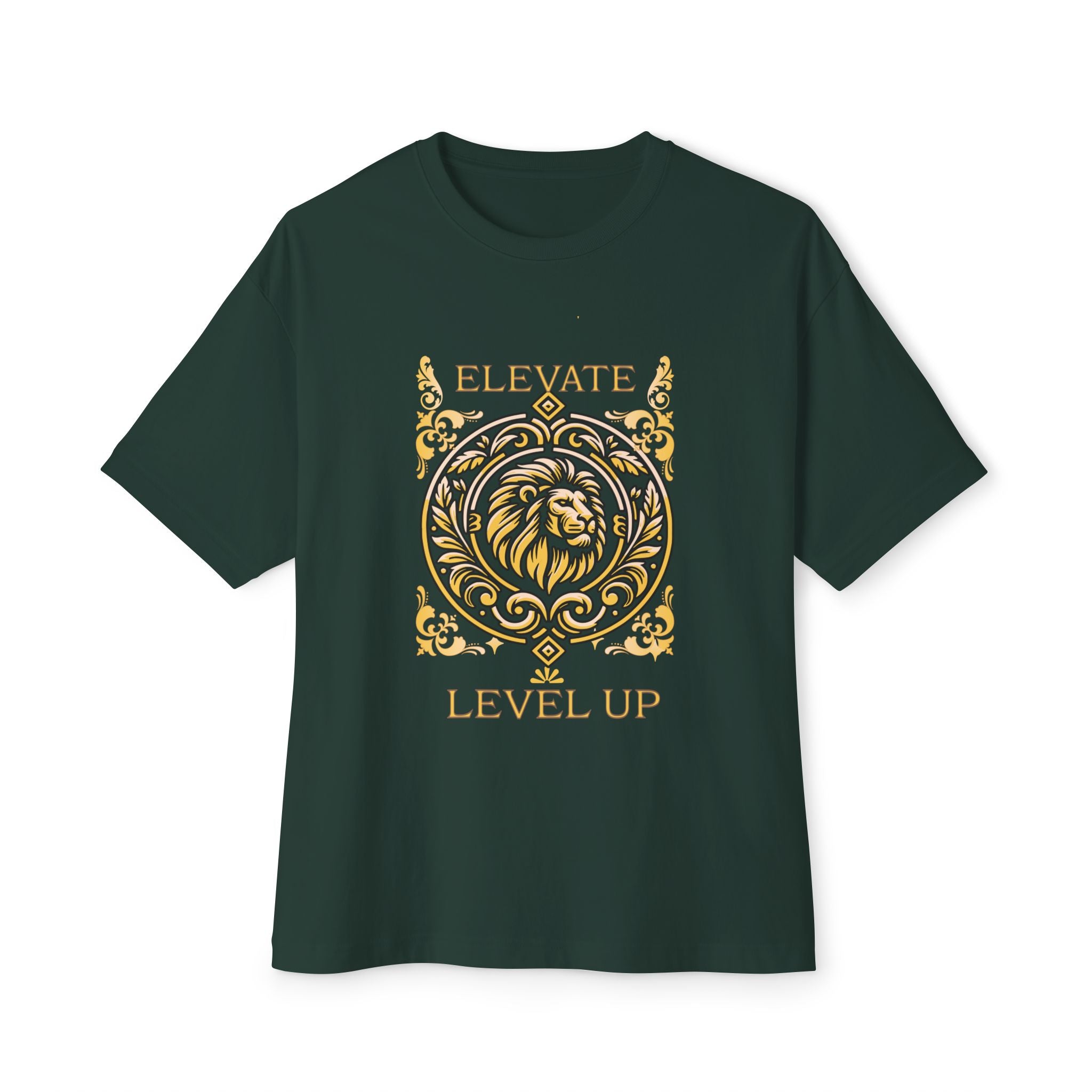 Elevate Level Up Lion Graphic Tee