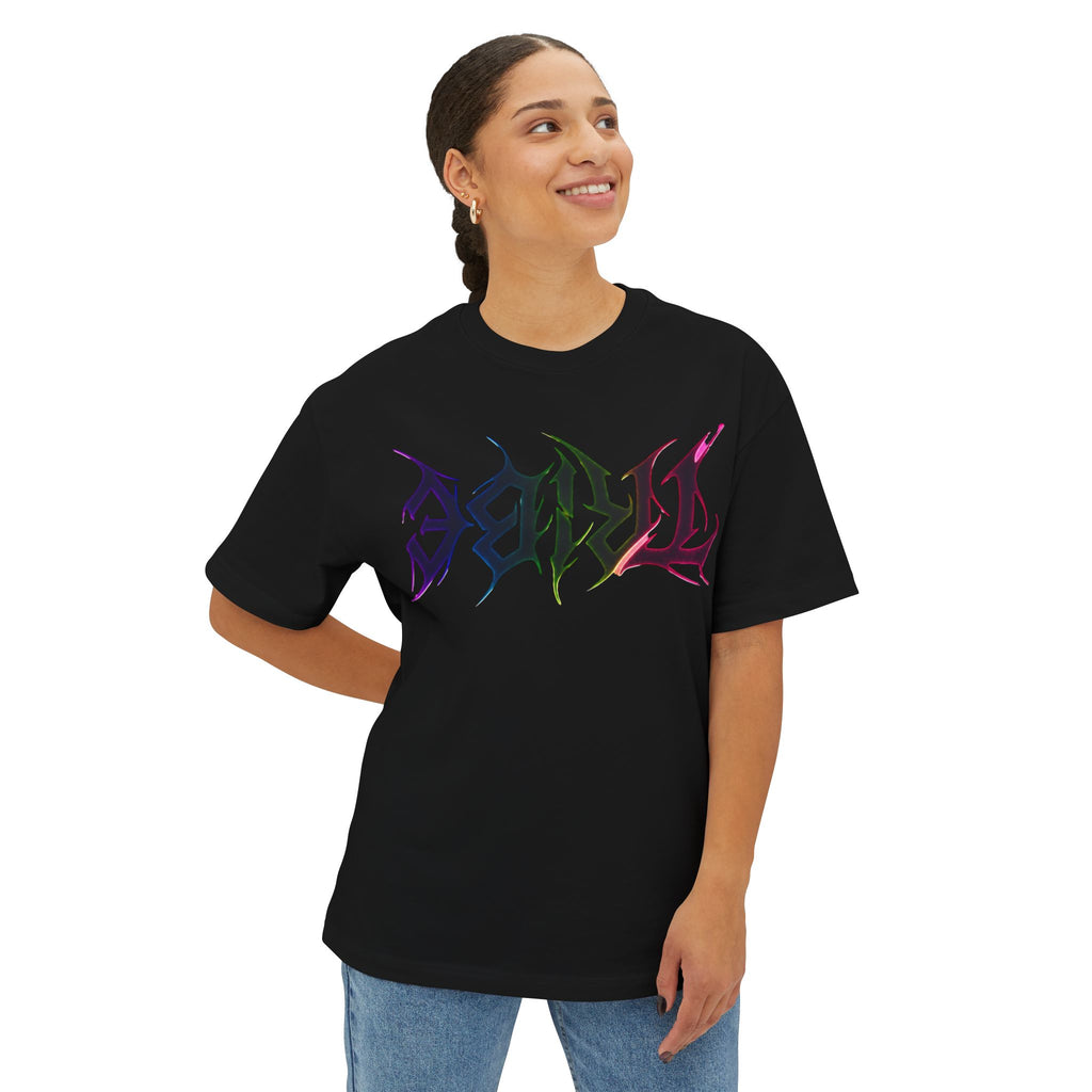 Hammerhead Shark Tee — Tribal Neon Hammerhead Graphic Shirt