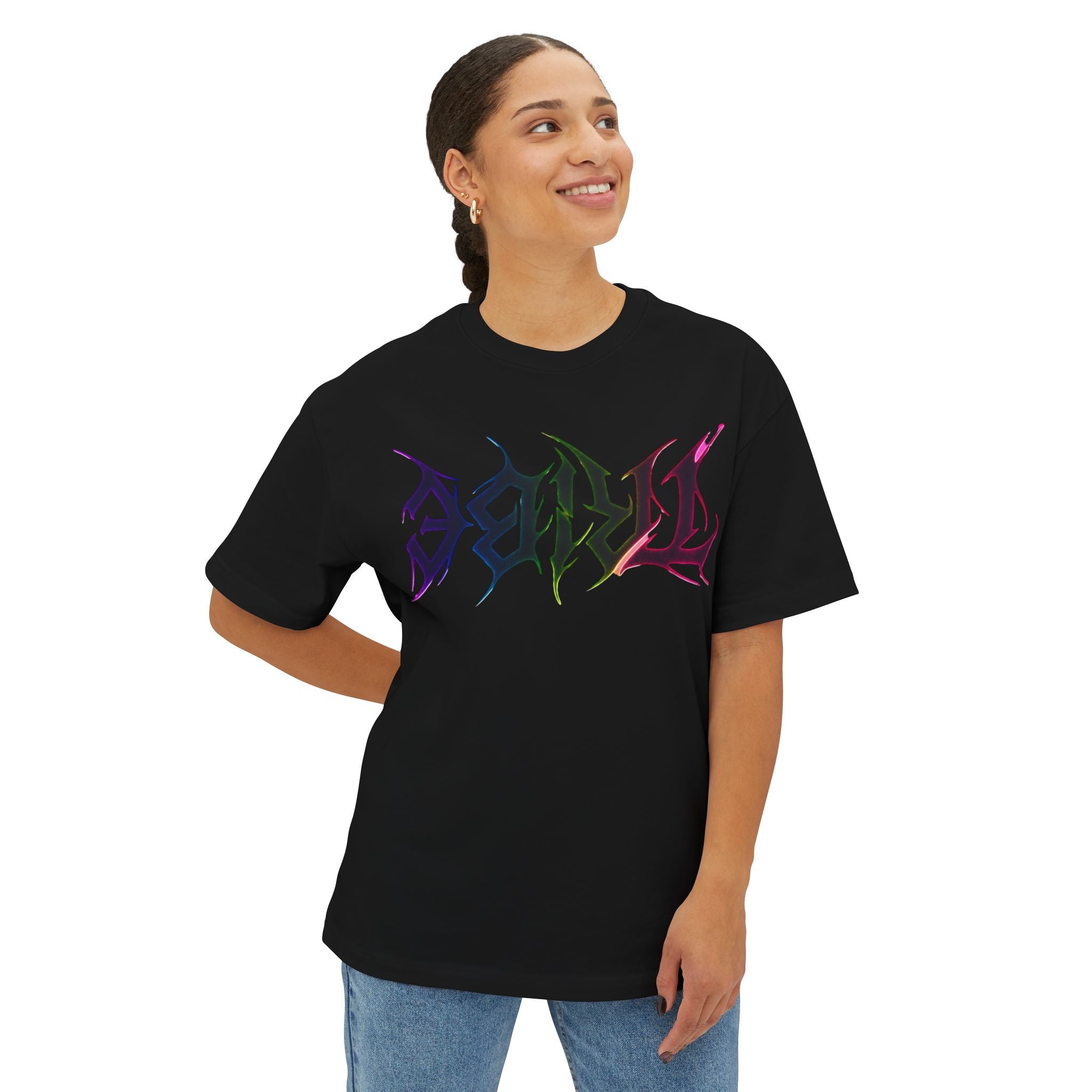 Hammerhead Shark Tee — Tribal Neon Hammerhead Graphic Shirt