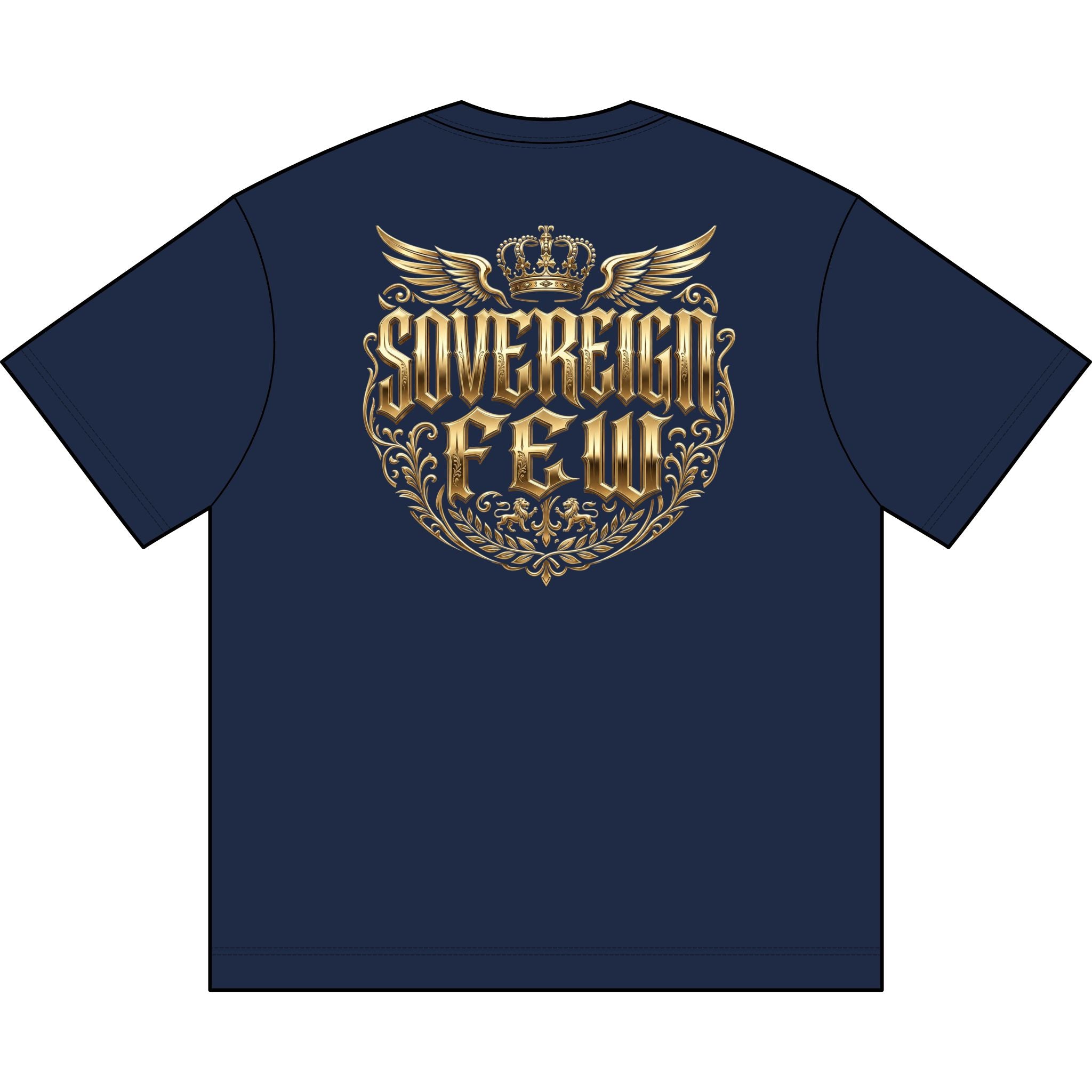Sovereign Few Gold Crest Boxy Tee