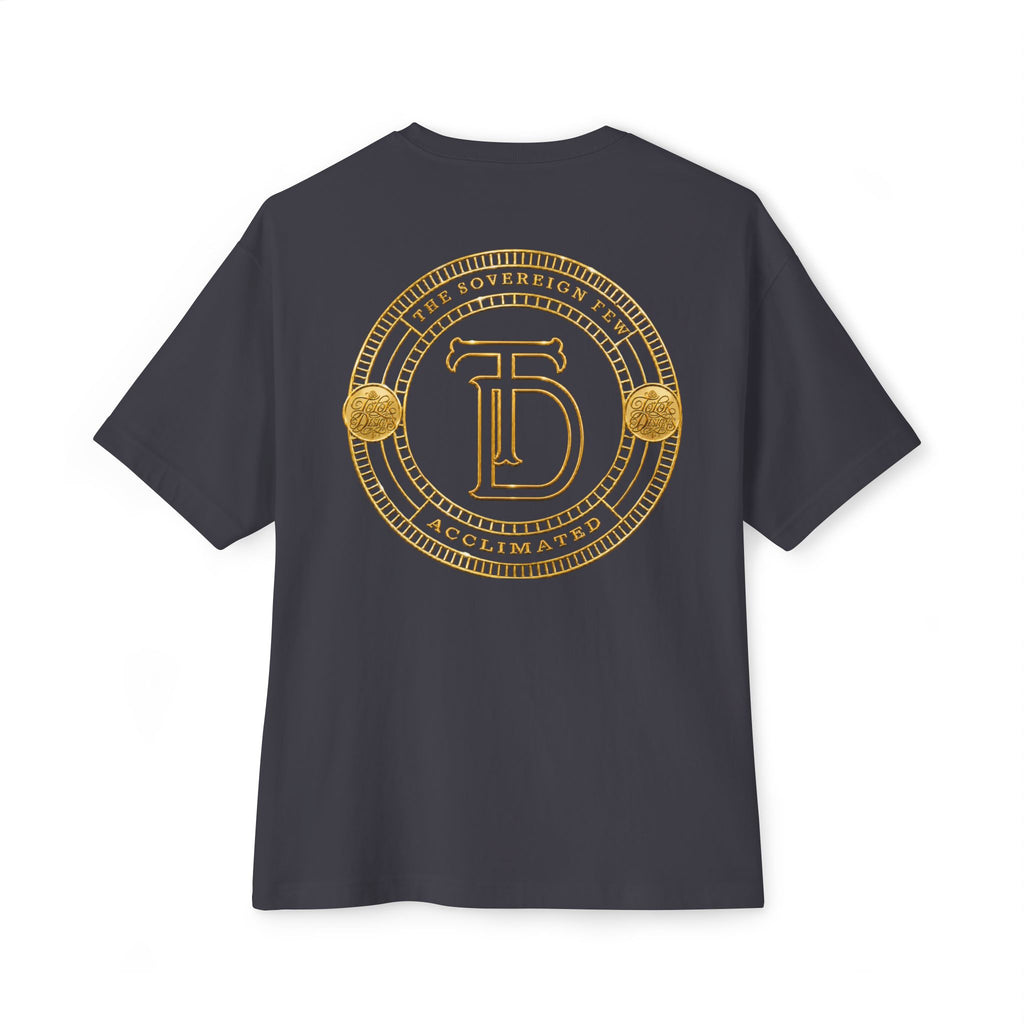Gold Monogram Crest Tee