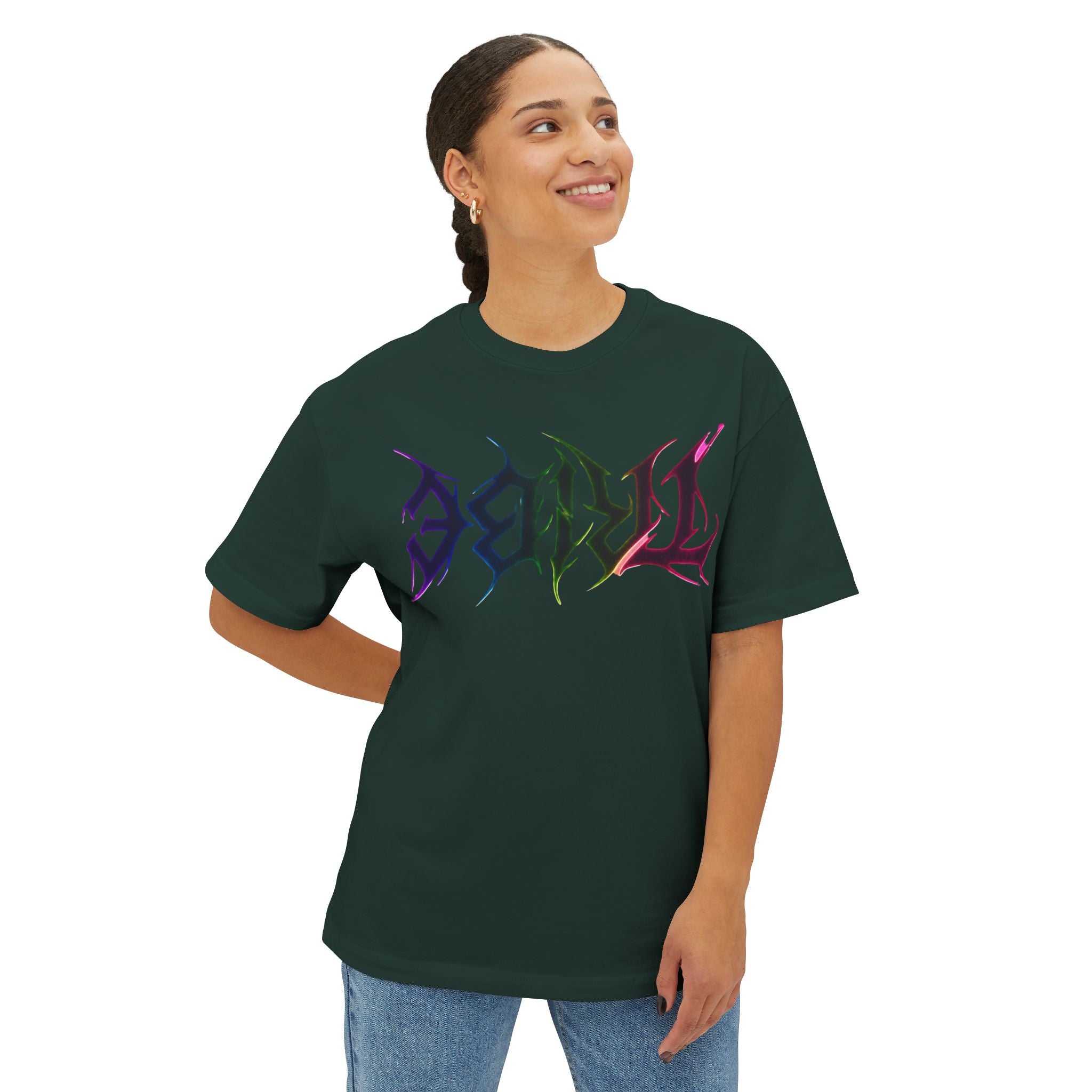 Hammerhead Shark Tee — Tribal Neon Hammerhead Graphic Shirt