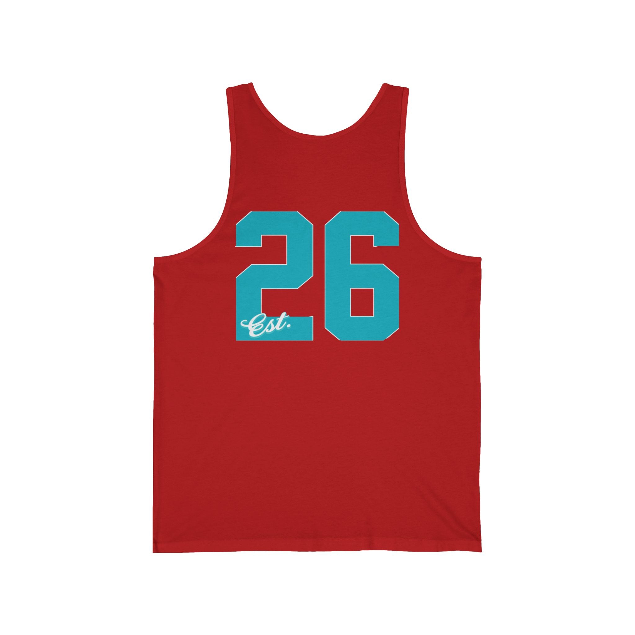 Vintage Athletic Tank Top — 'Allegiance' Script & Number 26 Jersey Back