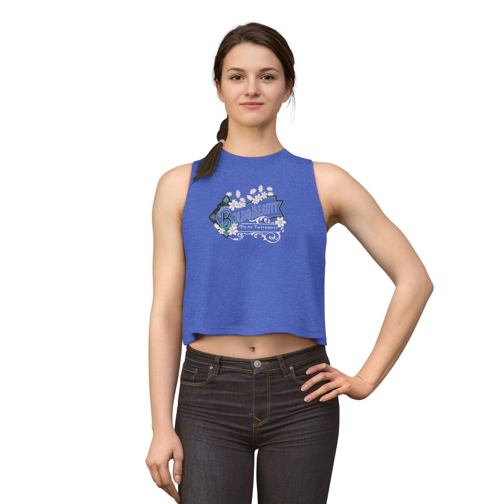 Floral Banner Women's Crop Top