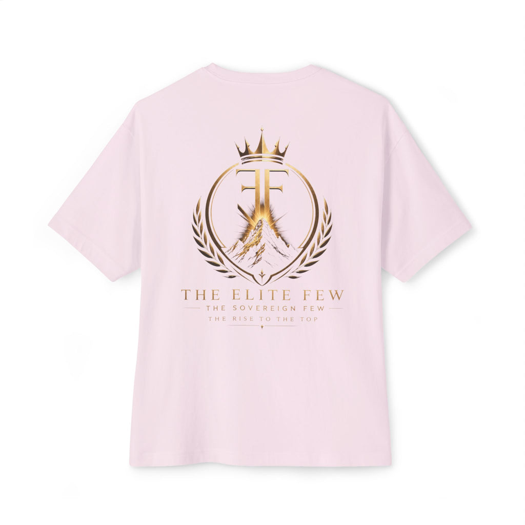 Elite Shield Tee — The Elite Few Gold Crest Oversized T‑Shirt
