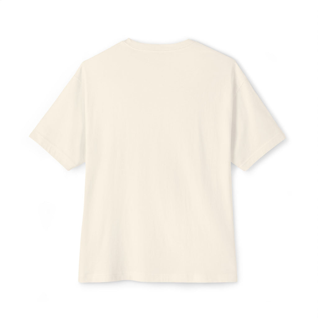 Vintage Patch Tee — "Fresh Design" Chest Logo Boxy T‑Shirt