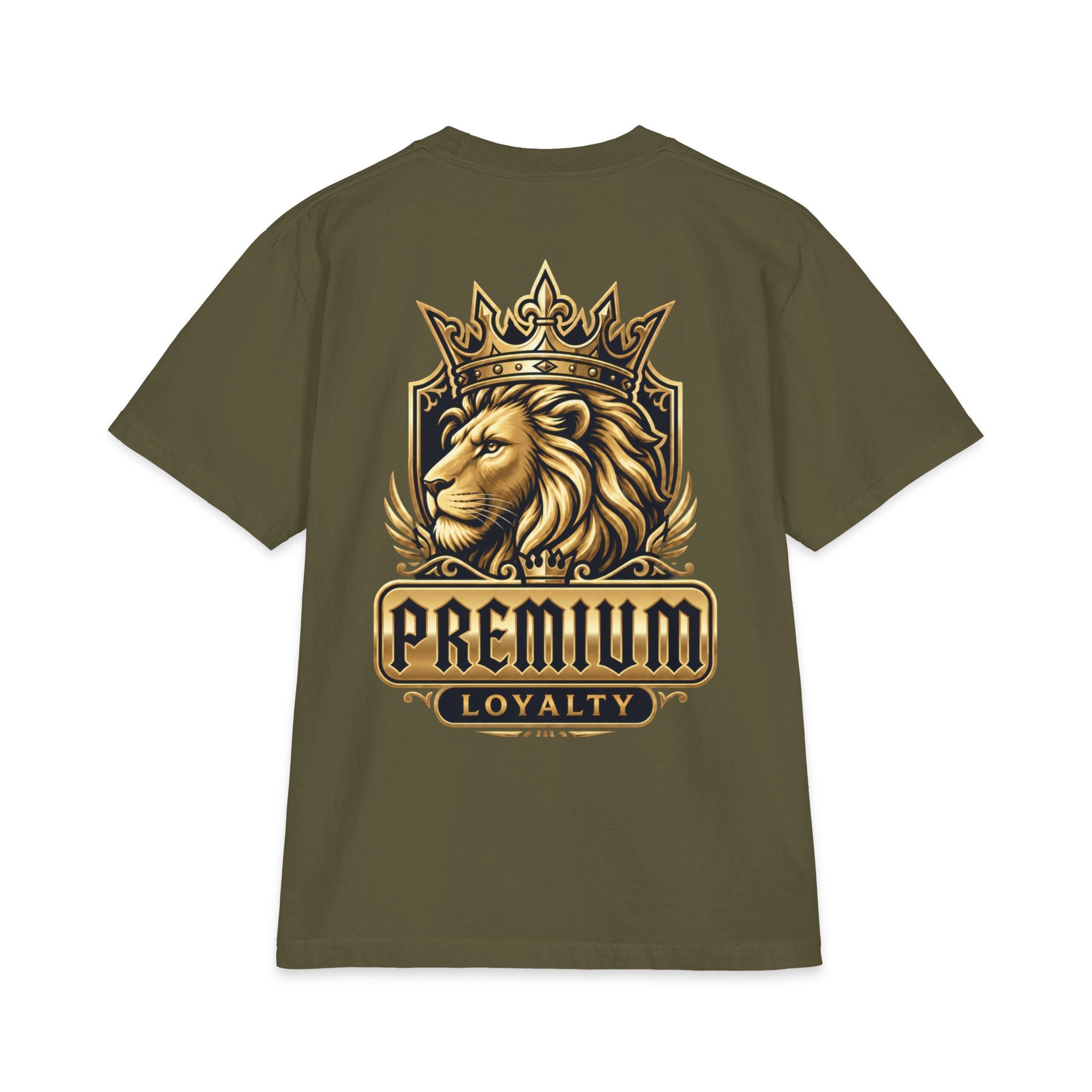 Premium Loyalty Lion T-Shirt — Crowned King Graphic Tee