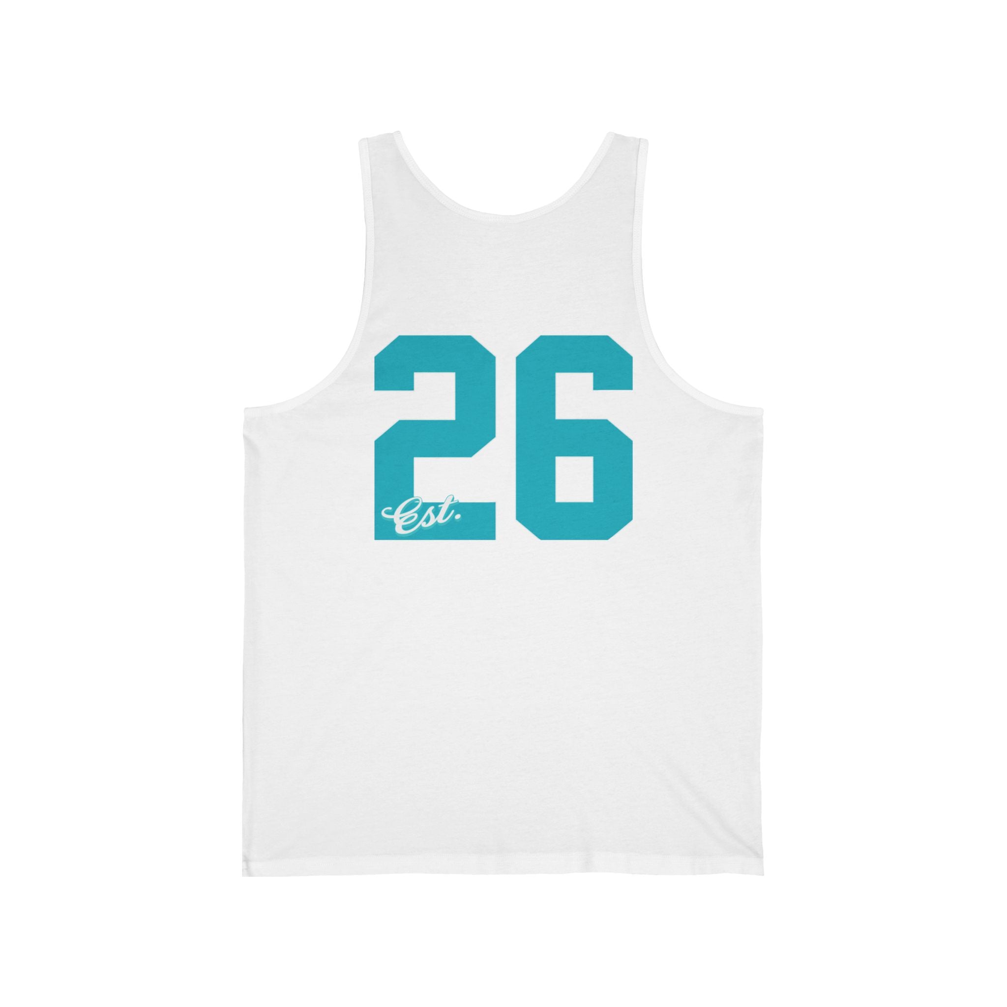 Vintage Athletic Tank Top — 'Allegiance' Script & Number 26 Jersey Back