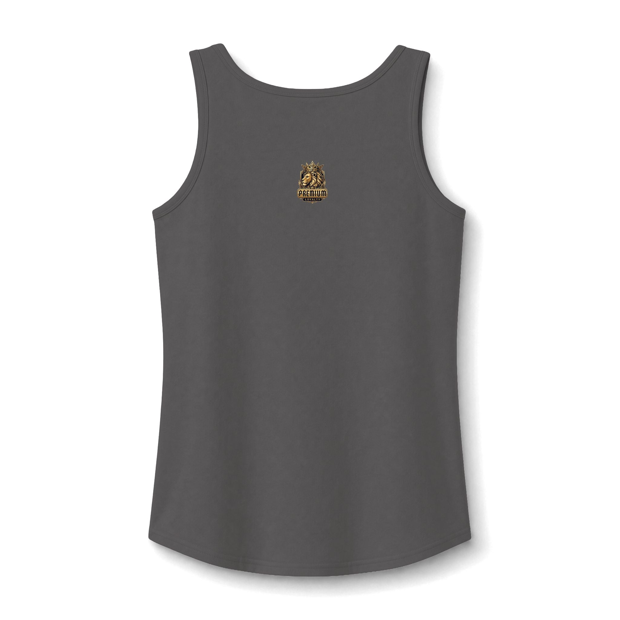 Women's Tank Top — Gold Script "Hot Mess" Small Chest Design
