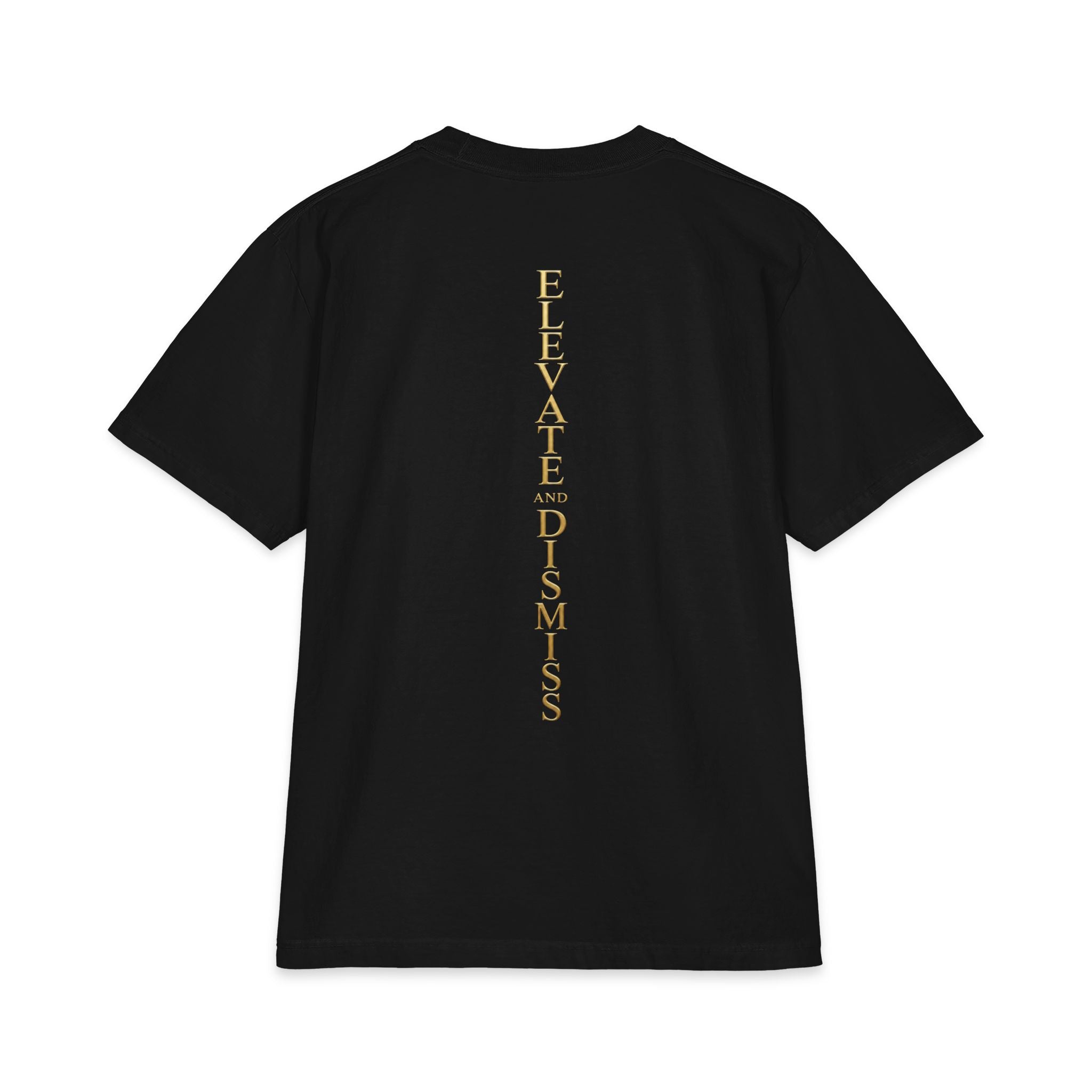 Elevate Dismiss Short Sleeve Tee — Minimal Gold Yoga / Spiritual Shirt