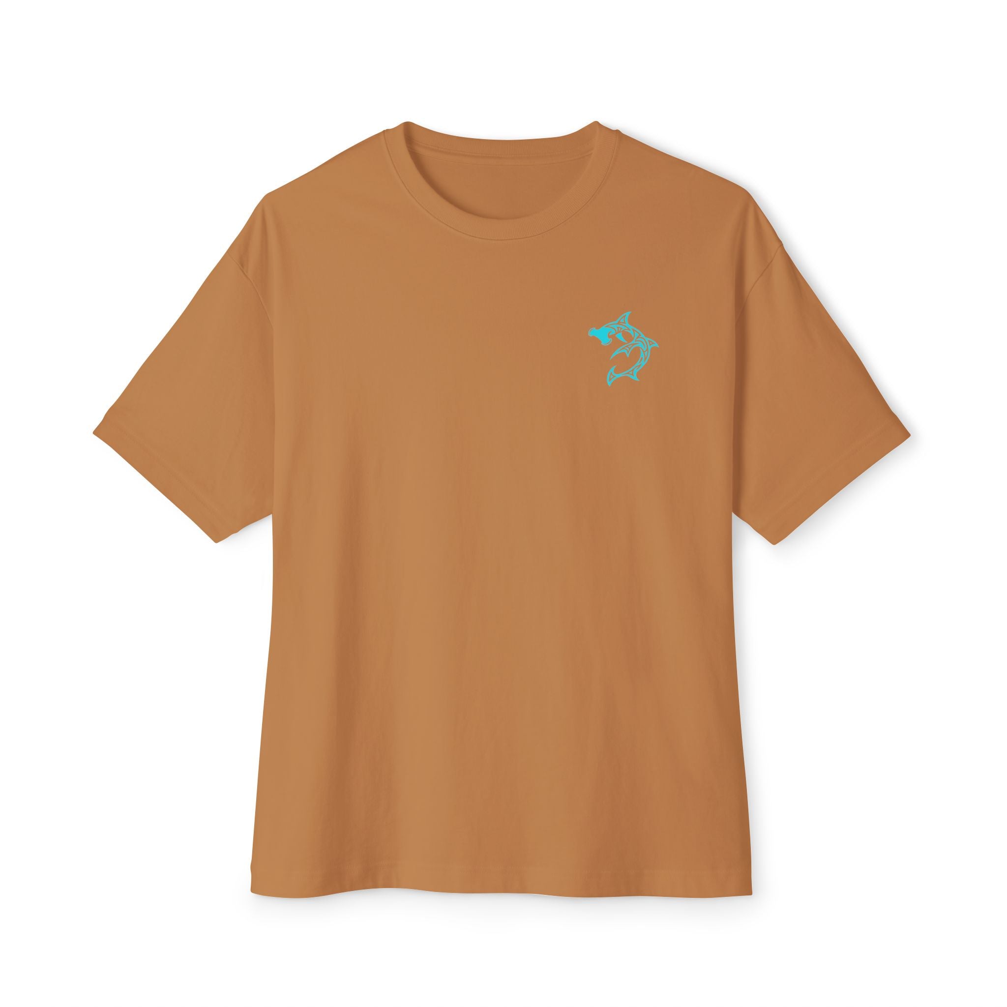 Shark Mandala Tee — Ocean Tribal Graphic Boxy T‑Shirt