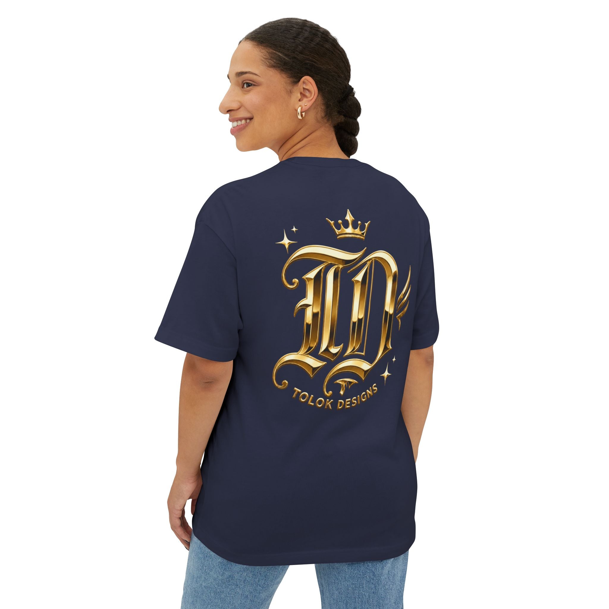 Level Up Gold Monogram Tee