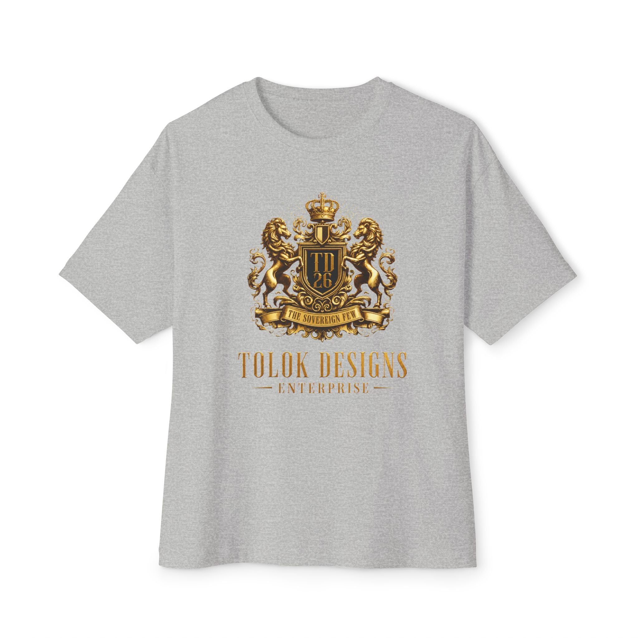 Tee — Luxury Gold Crest Logo "Tolok Designs"