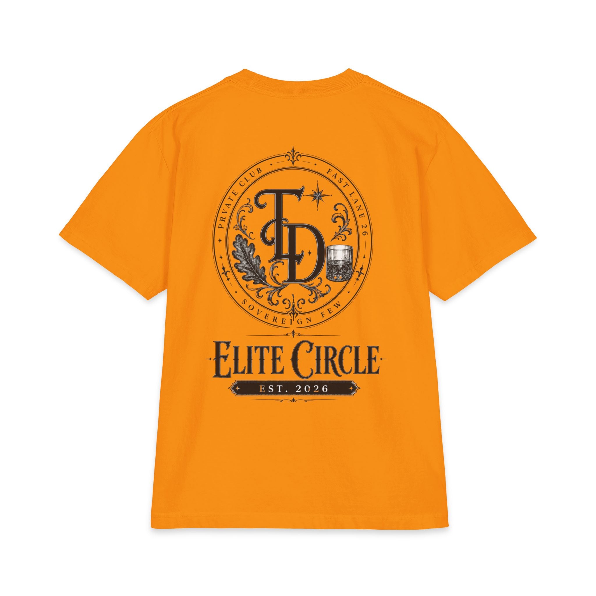 Elite Circle Graphic Tee — 'Elite Circle' Emblem Short Sleeve Shirt