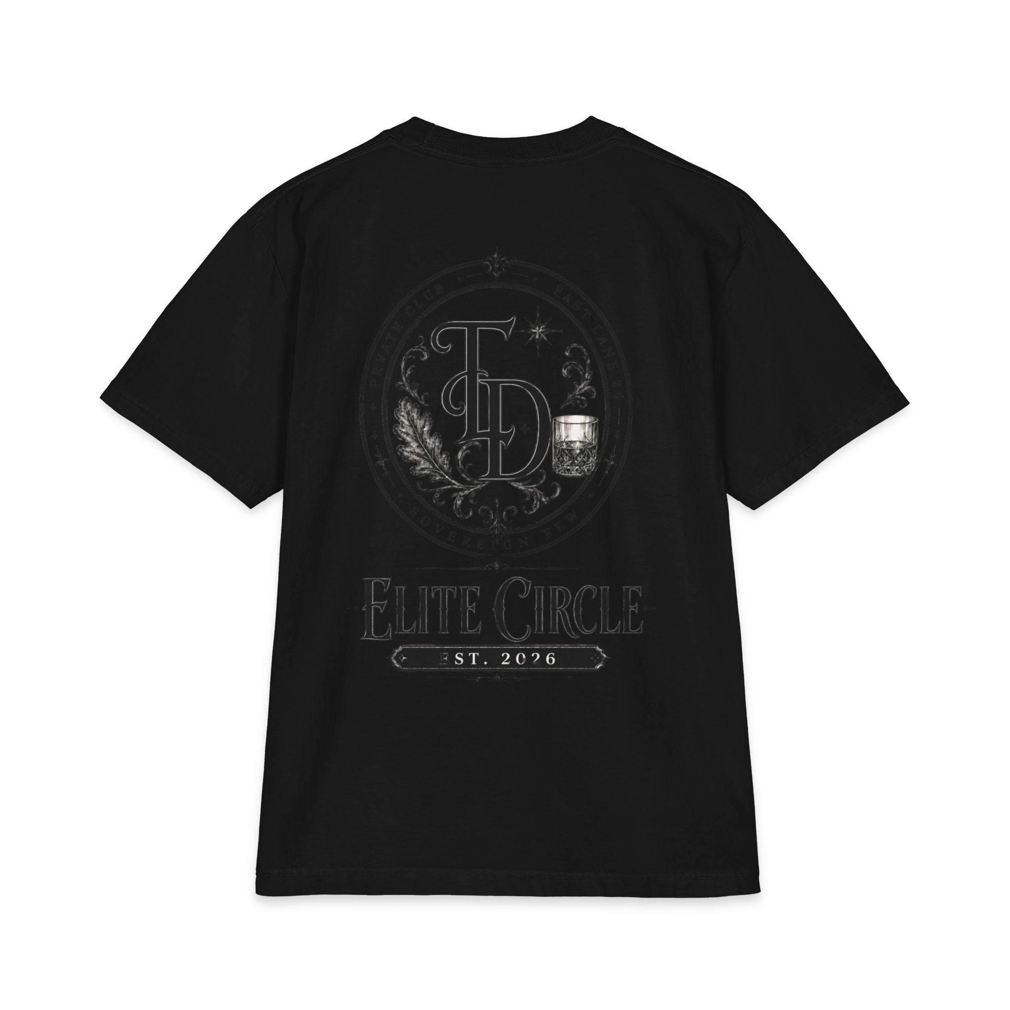 Elite Circle Graphic Tee — 'Elite Circle' Emblem Short Sleeve Shirt