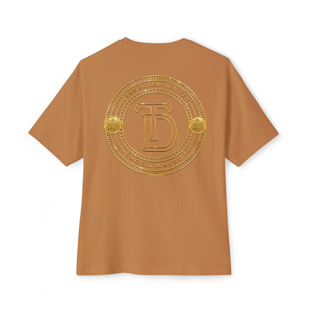 Gold Monogram Crest Tee