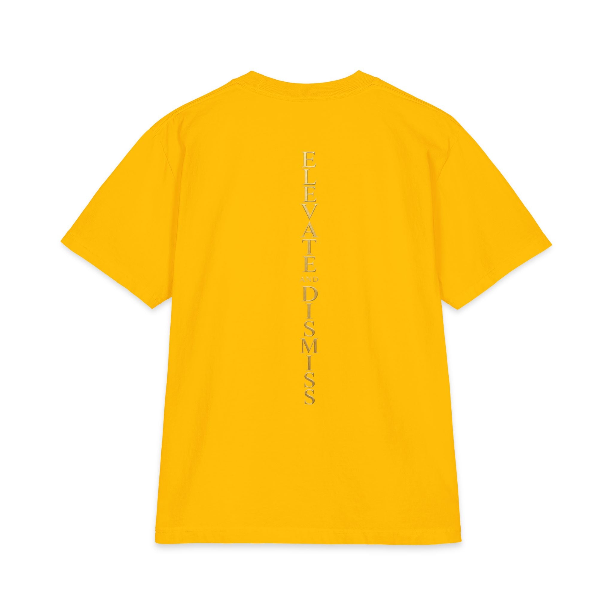 Elevate Dismiss Short Sleeve Tee — Minimal Gold Yoga / Spiritual Shirt