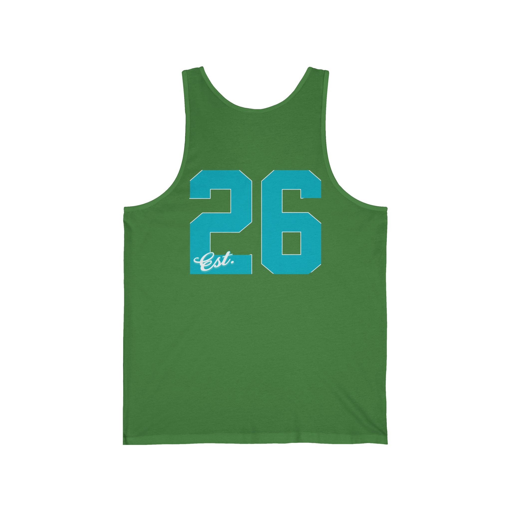 Vintage Athletic Tank Top — 'Allegiance' Script & Number 26 Jersey Back
