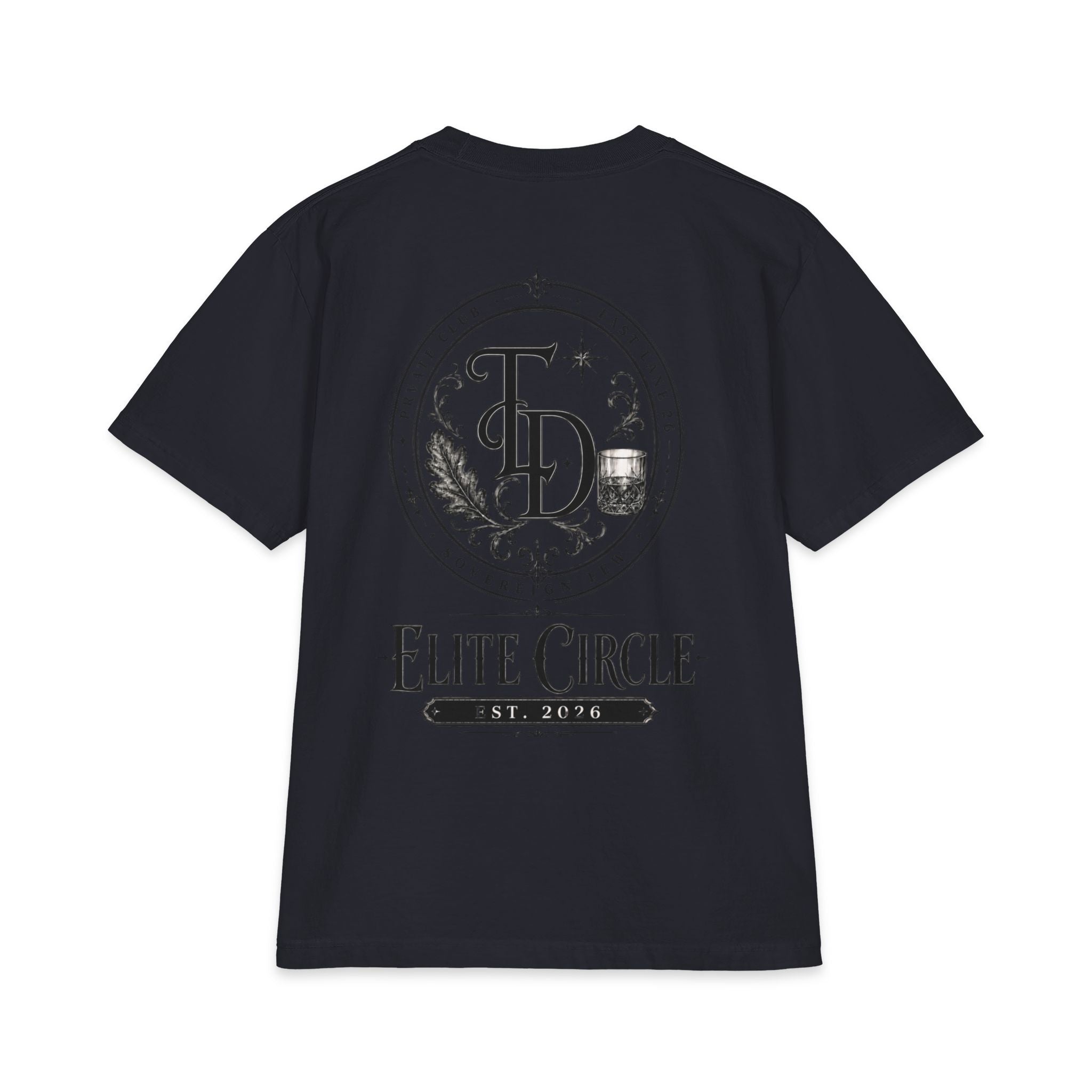 Elite Circle Graphic Tee — 'Elite Circle' Emblem Short Sleeve Shirt