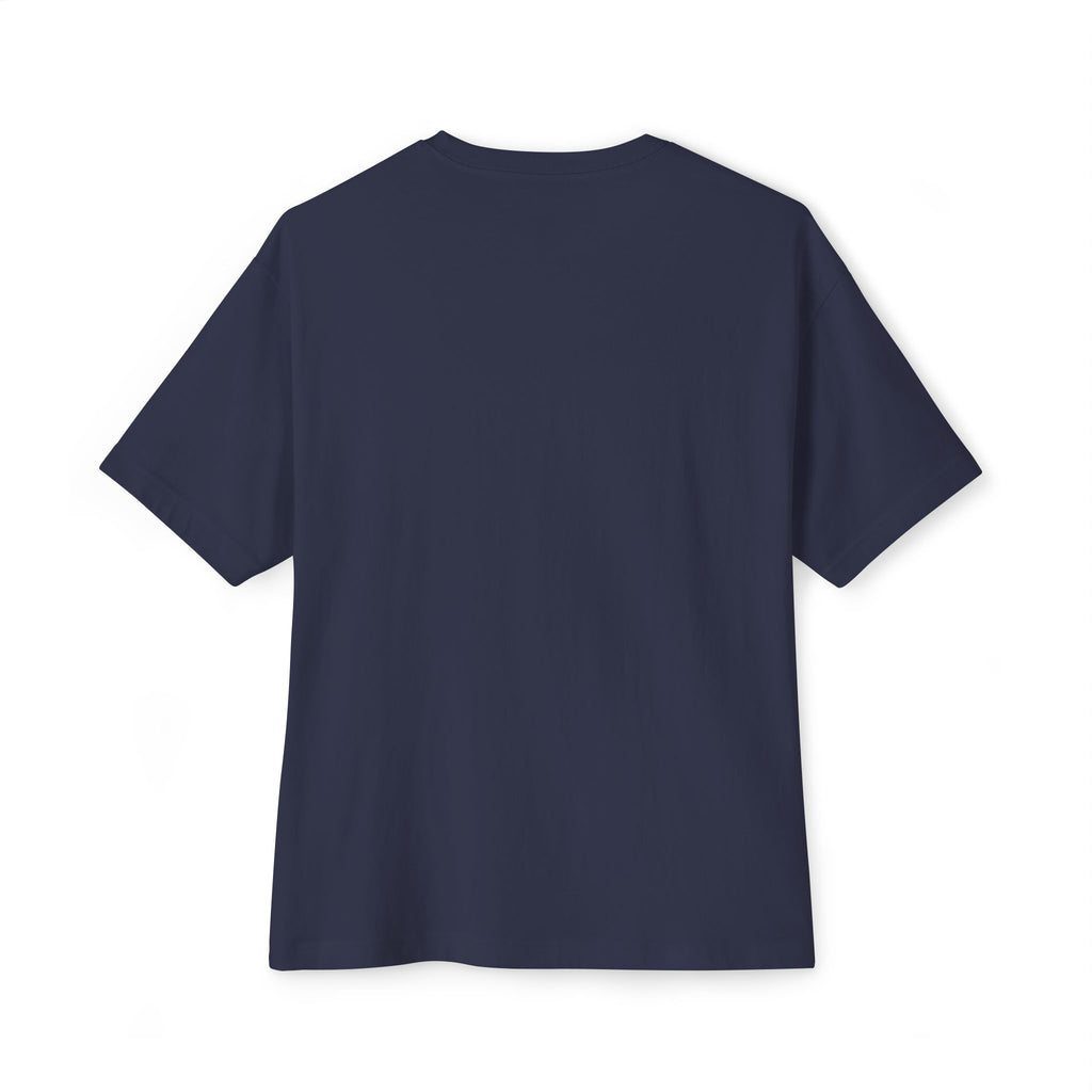 Vintage Patch Tee — "Fresh Design" Chest Logo Boxy T‑Shirt
