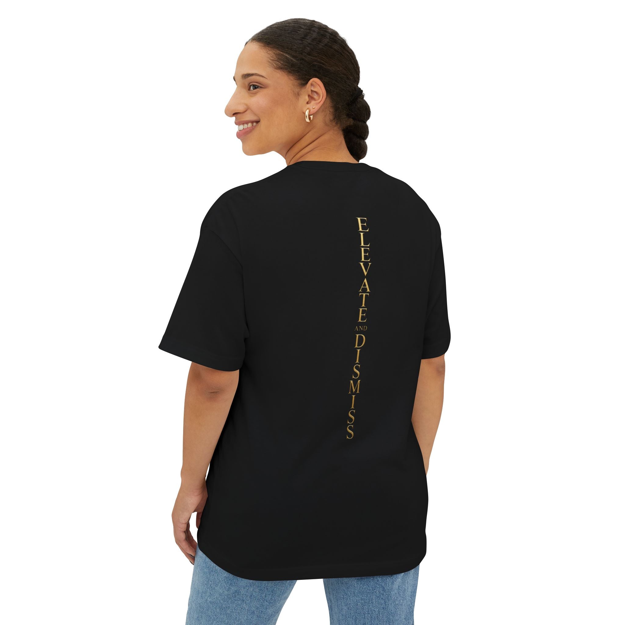 Elevate Dismiss Short Sleeve Tee — Minimal Gold Yoga / Spiritual Shirt
