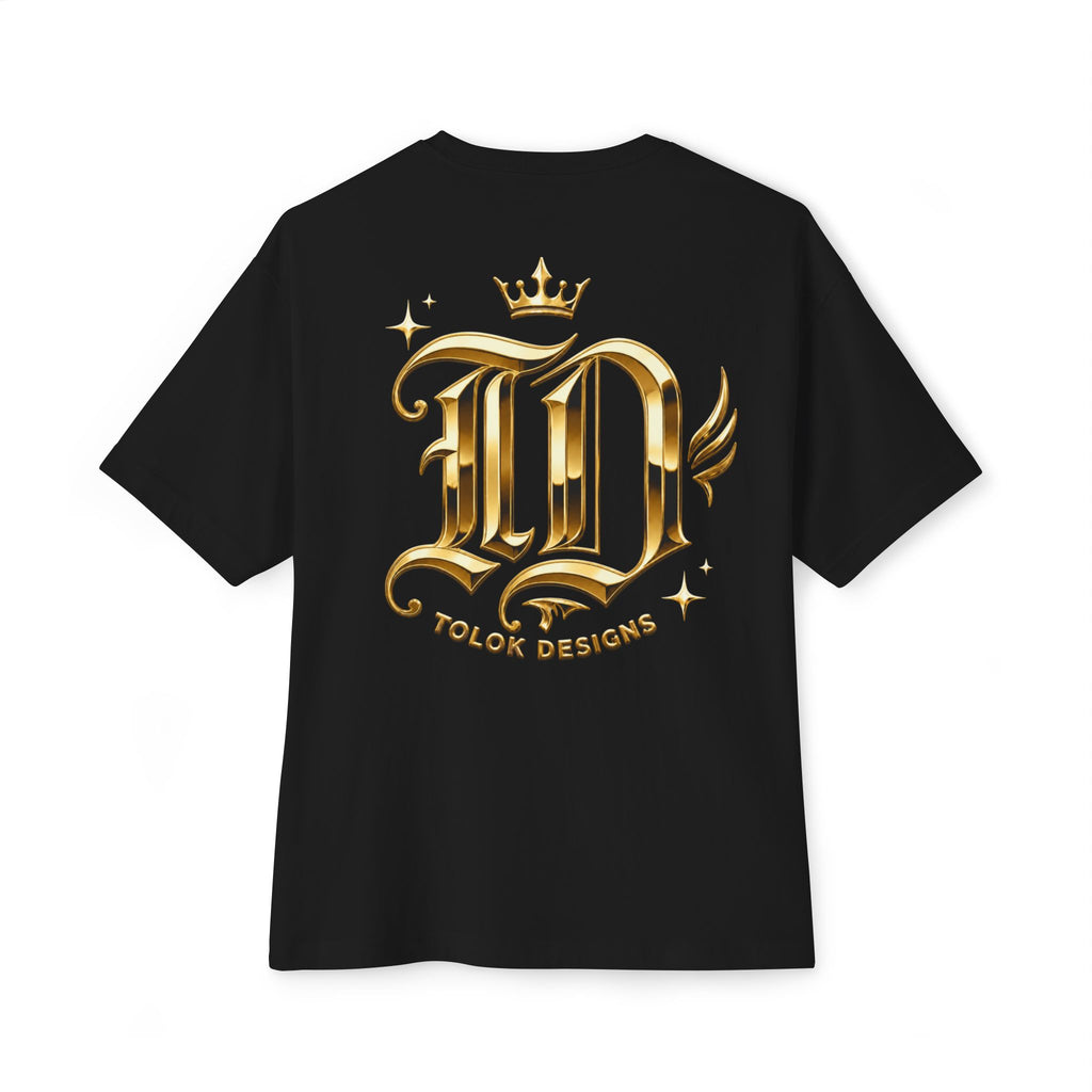 Level Up Gold Monogram Tee