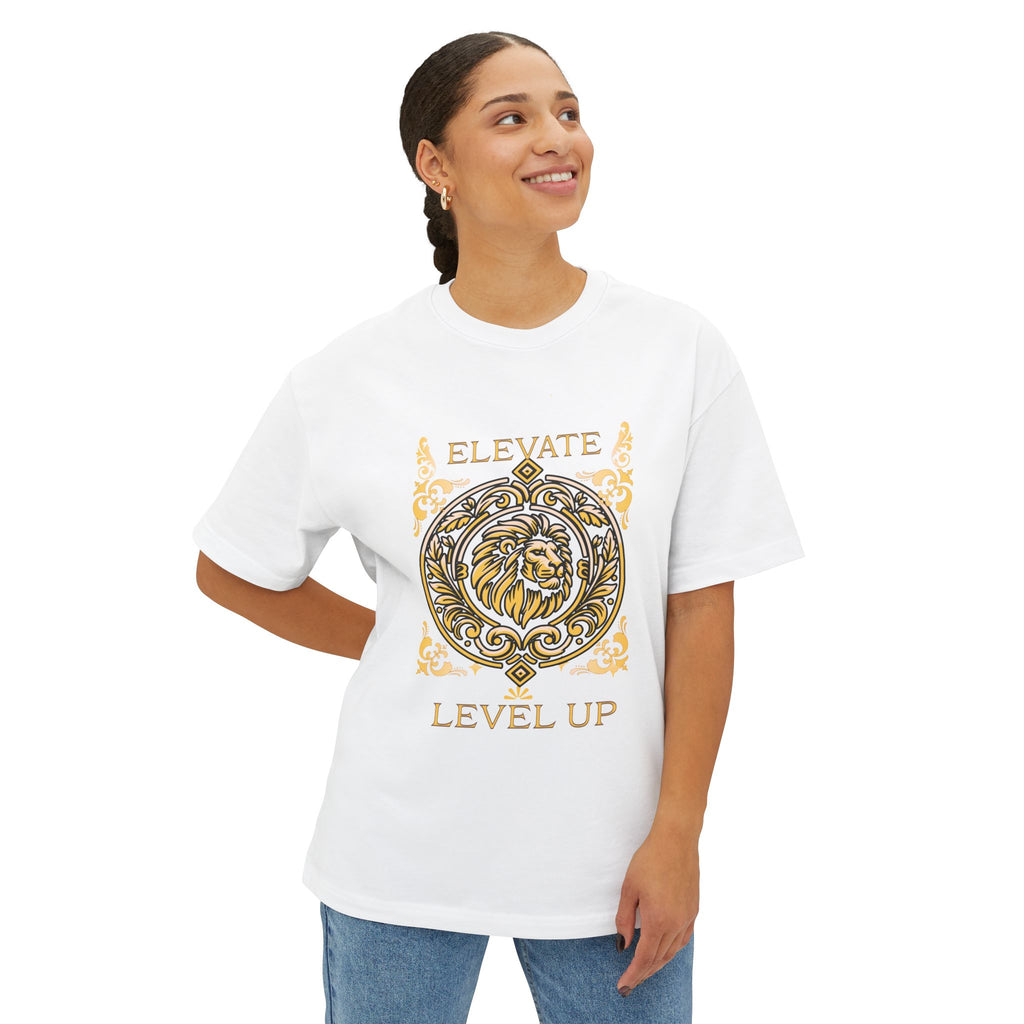 Elevate Level Up Lion Graphic Tee