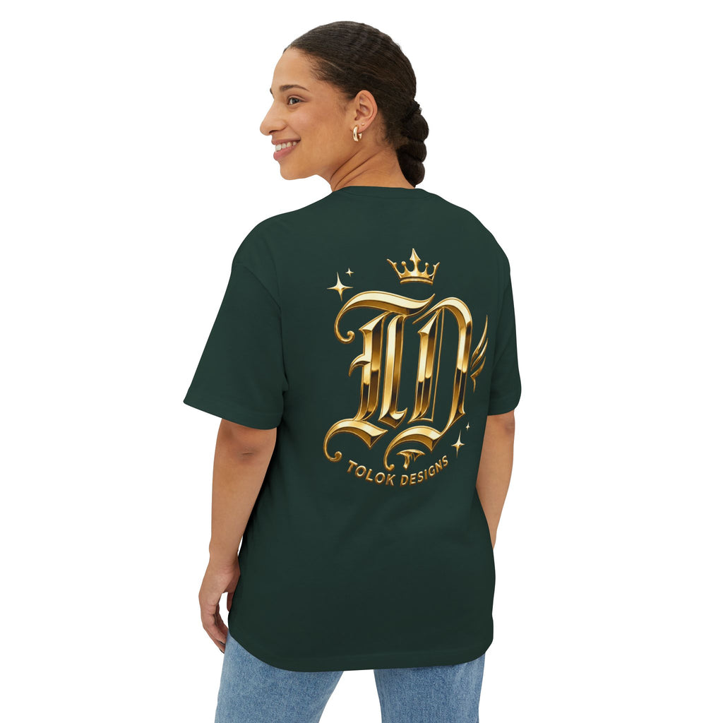 Level Up Gold Monogram Tee
