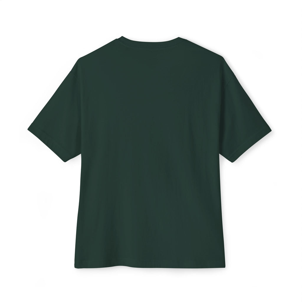 Vintage Patch Tee — "Fresh Design" Chest Logo Boxy T‑Shirt