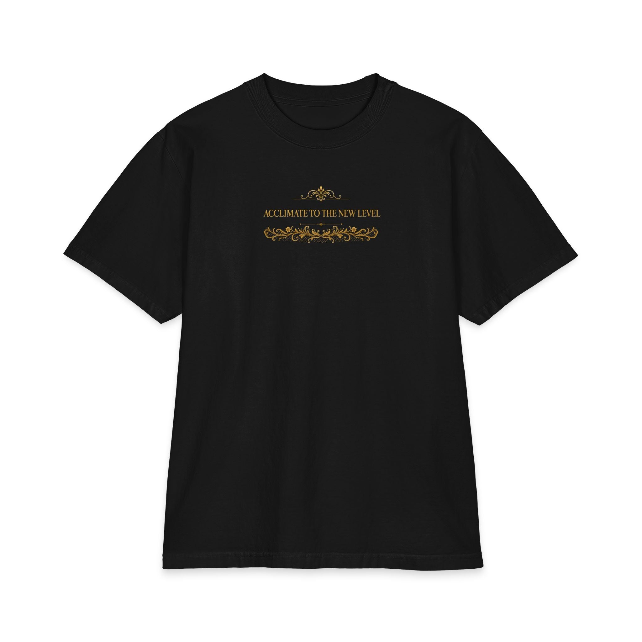 Elevate Dismiss Short Sleeve Tee — Minimal Gold Yoga / Spiritual Shirt