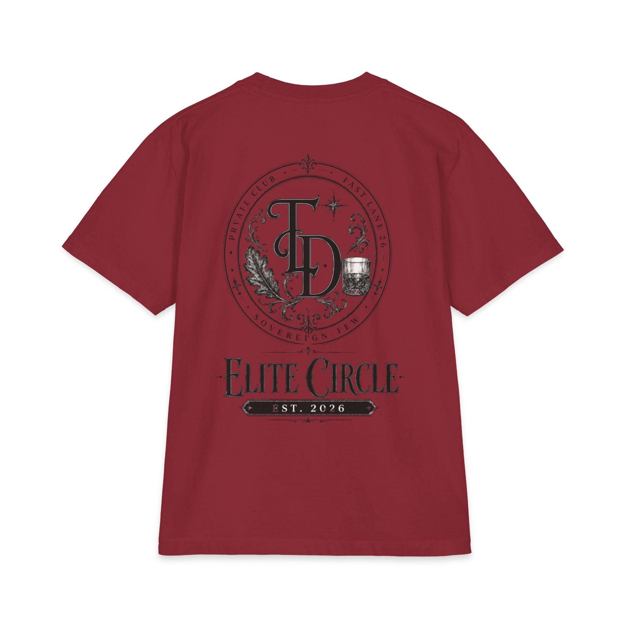 Elite Circle Graphic Tee — 'Elite Circle' Emblem Short Sleeve Shirt