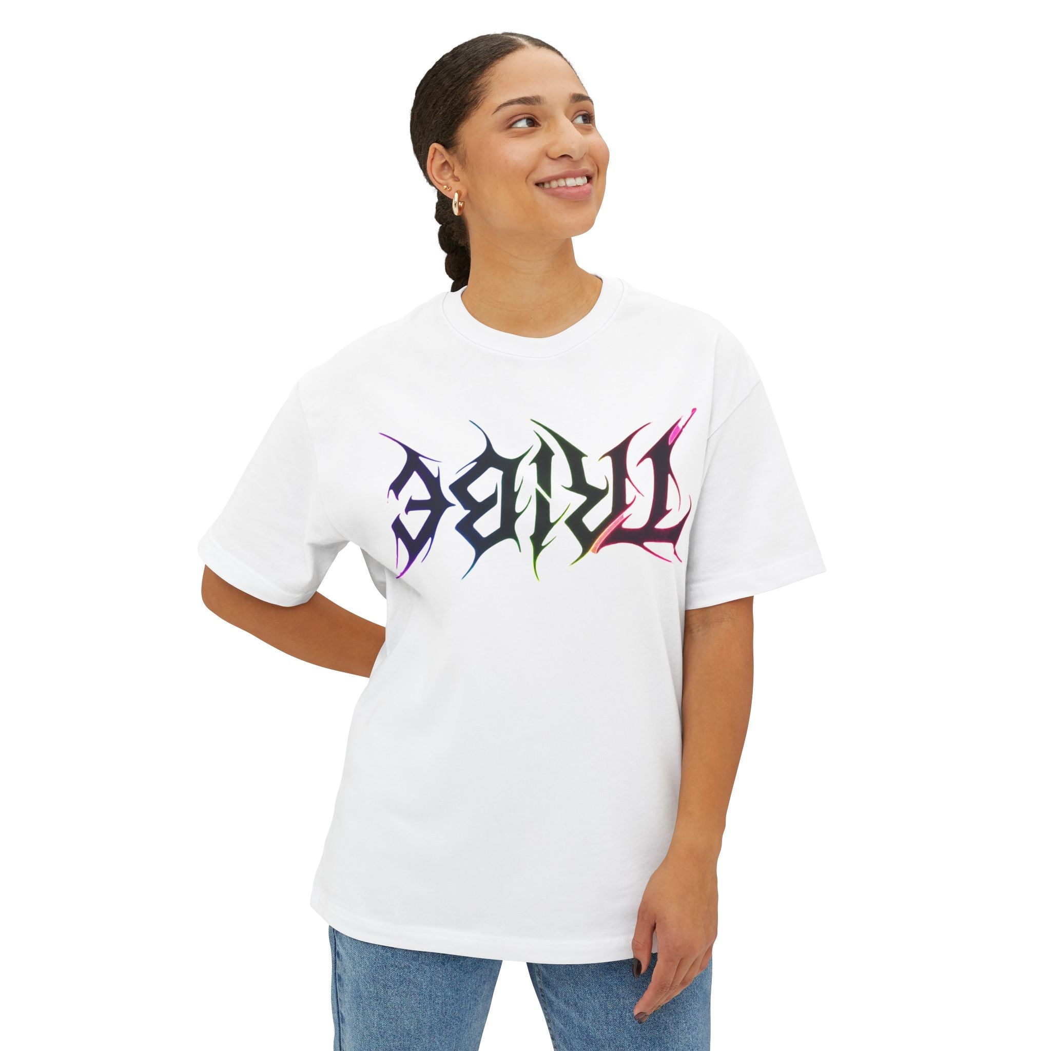 Hammerhead Shark Tee — Tribal Neon Hammerhead Graphic Shirt