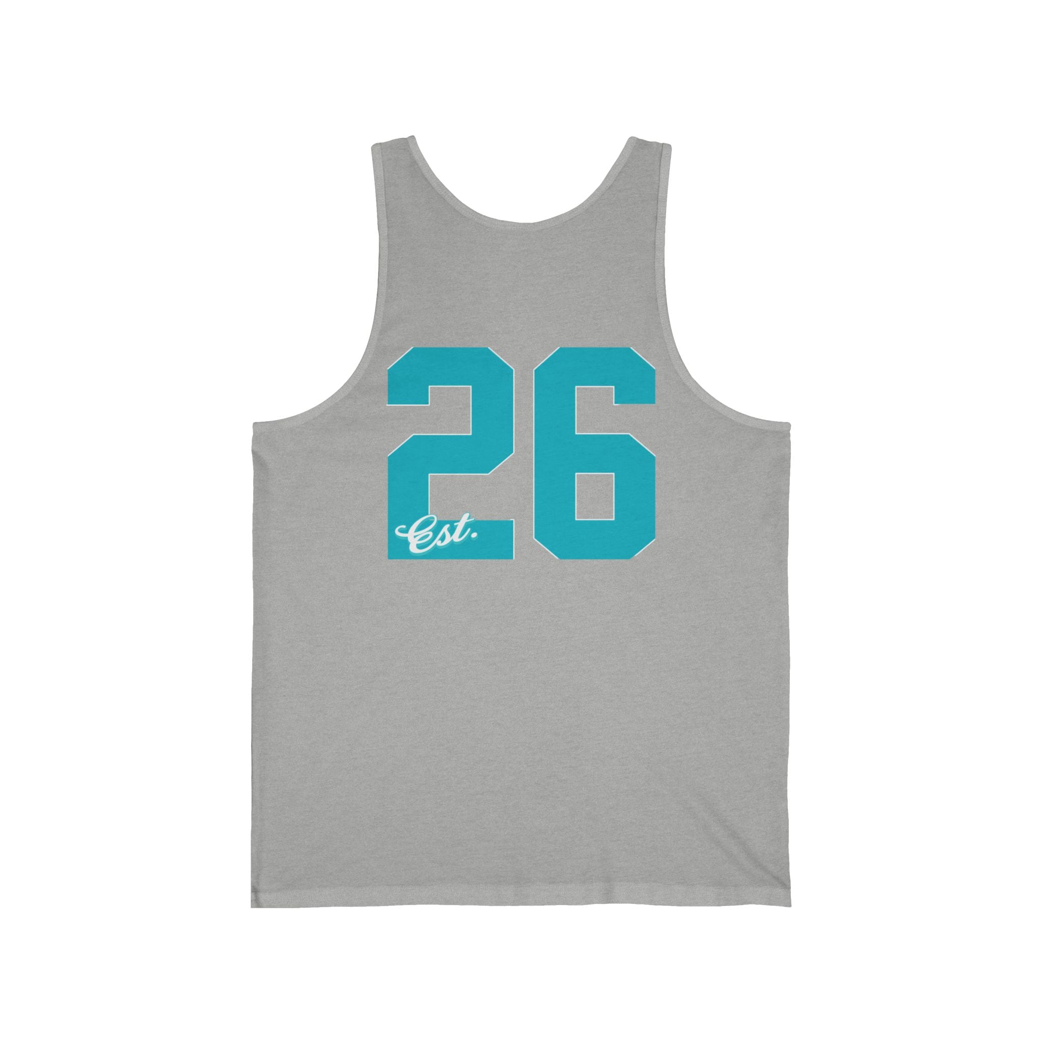 Vintage Athletic Tank Top — 'Allegiance' Script & Number 26 Jersey Back