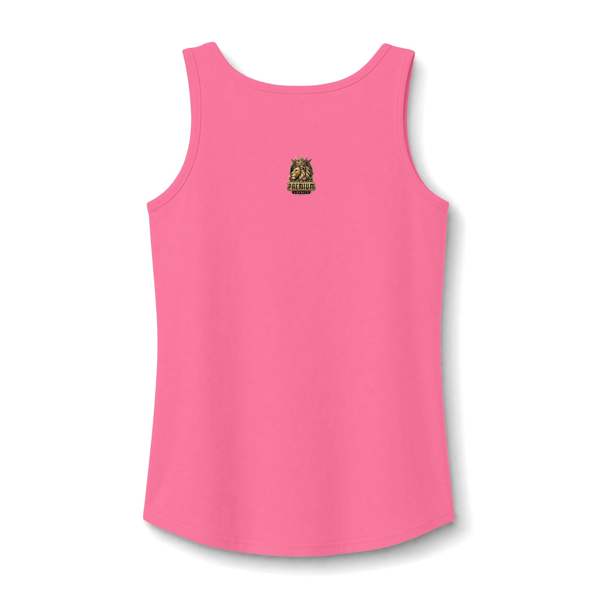 Women's Tank Top — Gold Script "Hot Mess" Small Chest Design