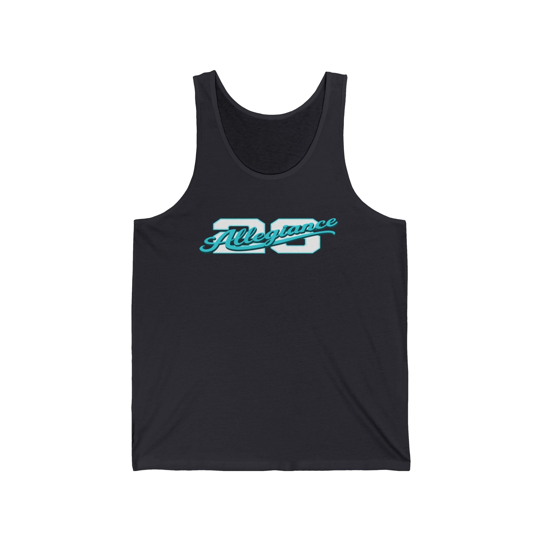 Vintage Athletic Tank Top — 'Allegiance' Script & Number 26 Jersey Back