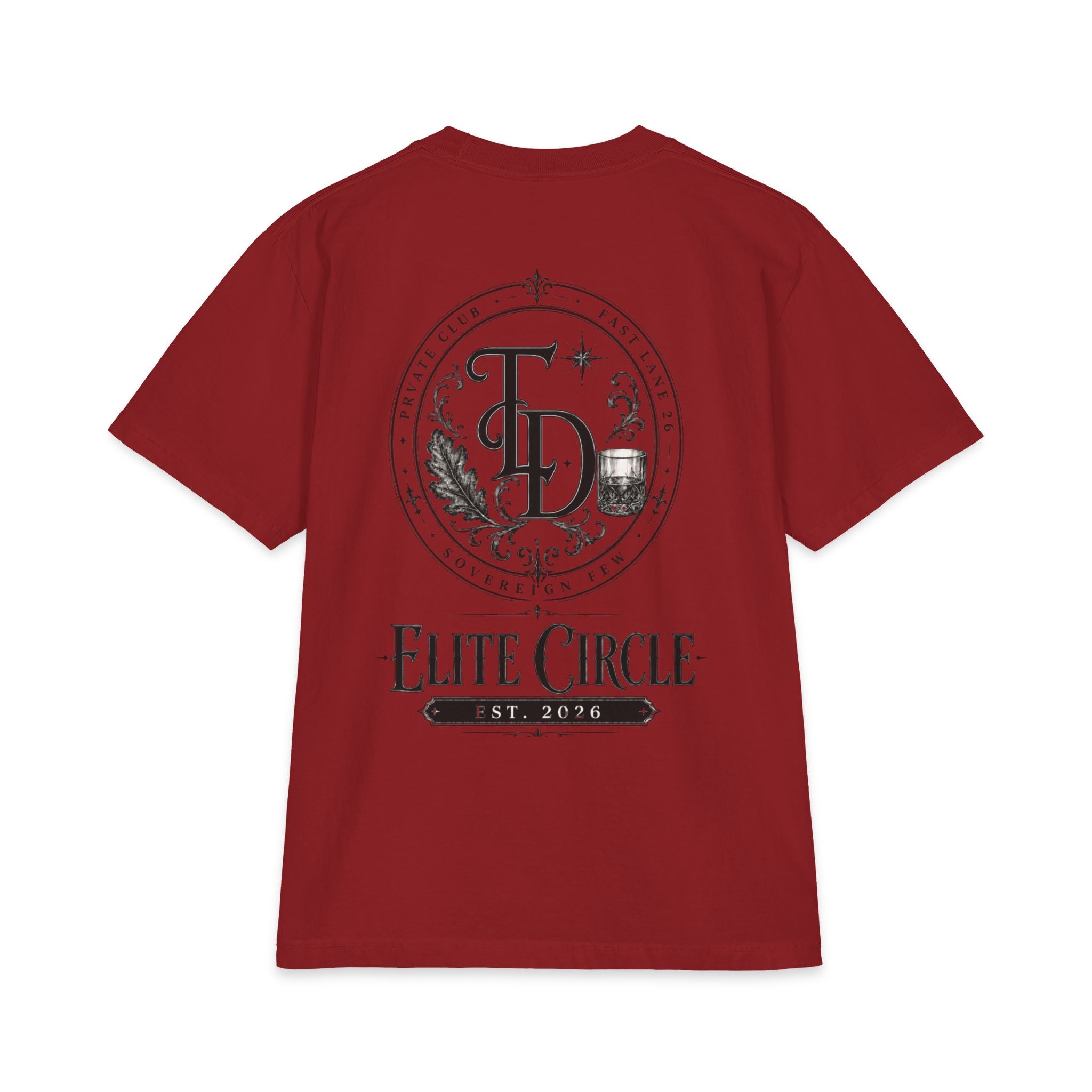 Elite Circle Graphic Tee — 'Elite Circle' Emblem Short Sleeve Shirt