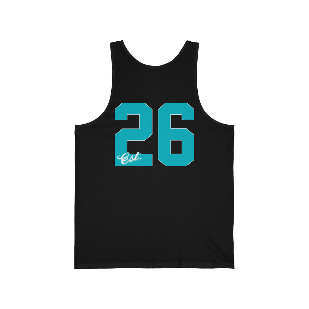 Vintage Athletic Tank Top — 'Allegiance' Script & Number 26 Jersey Back