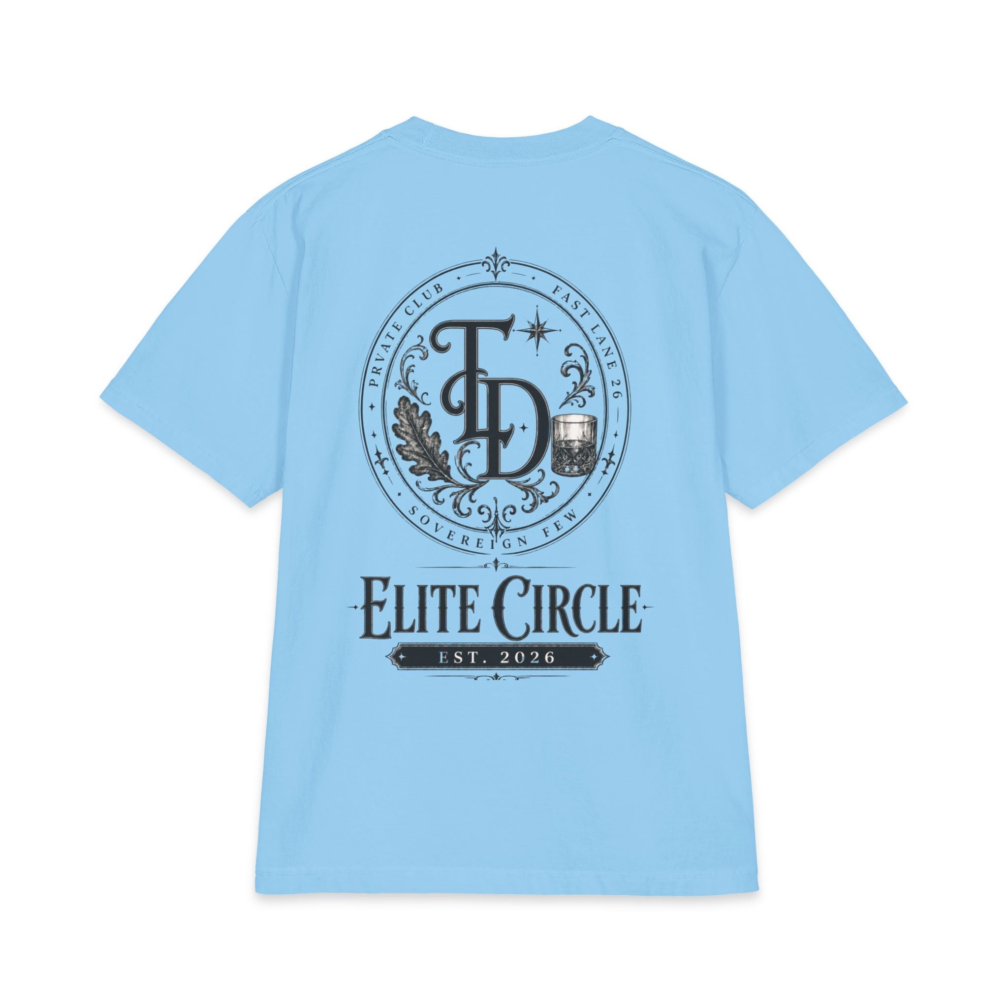 Elite Circle Graphic Tee — 'Elite Circle' Emblem Short Sleeve Shirt