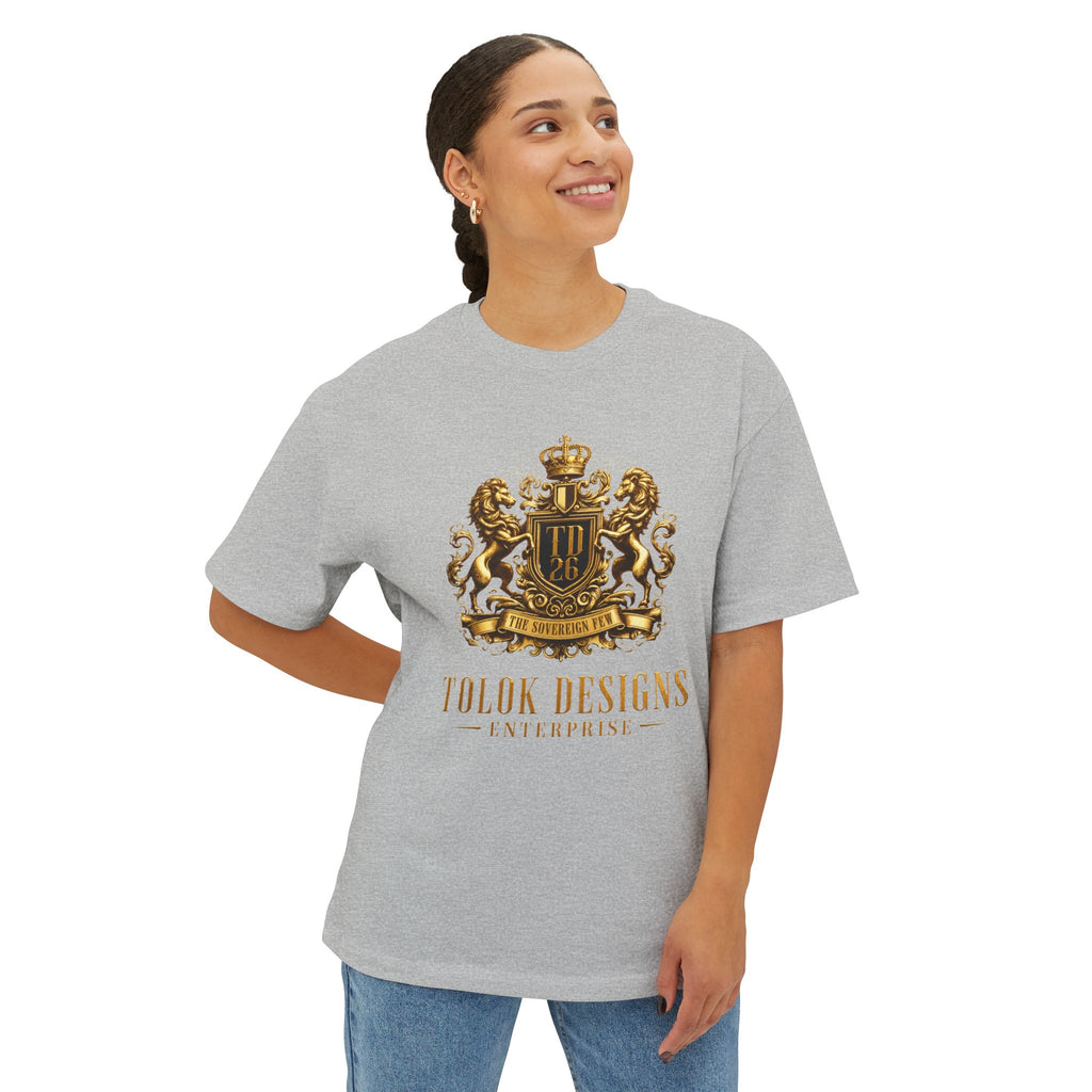 Tee — Luxury Gold Crest Logo "Tolok Designs"