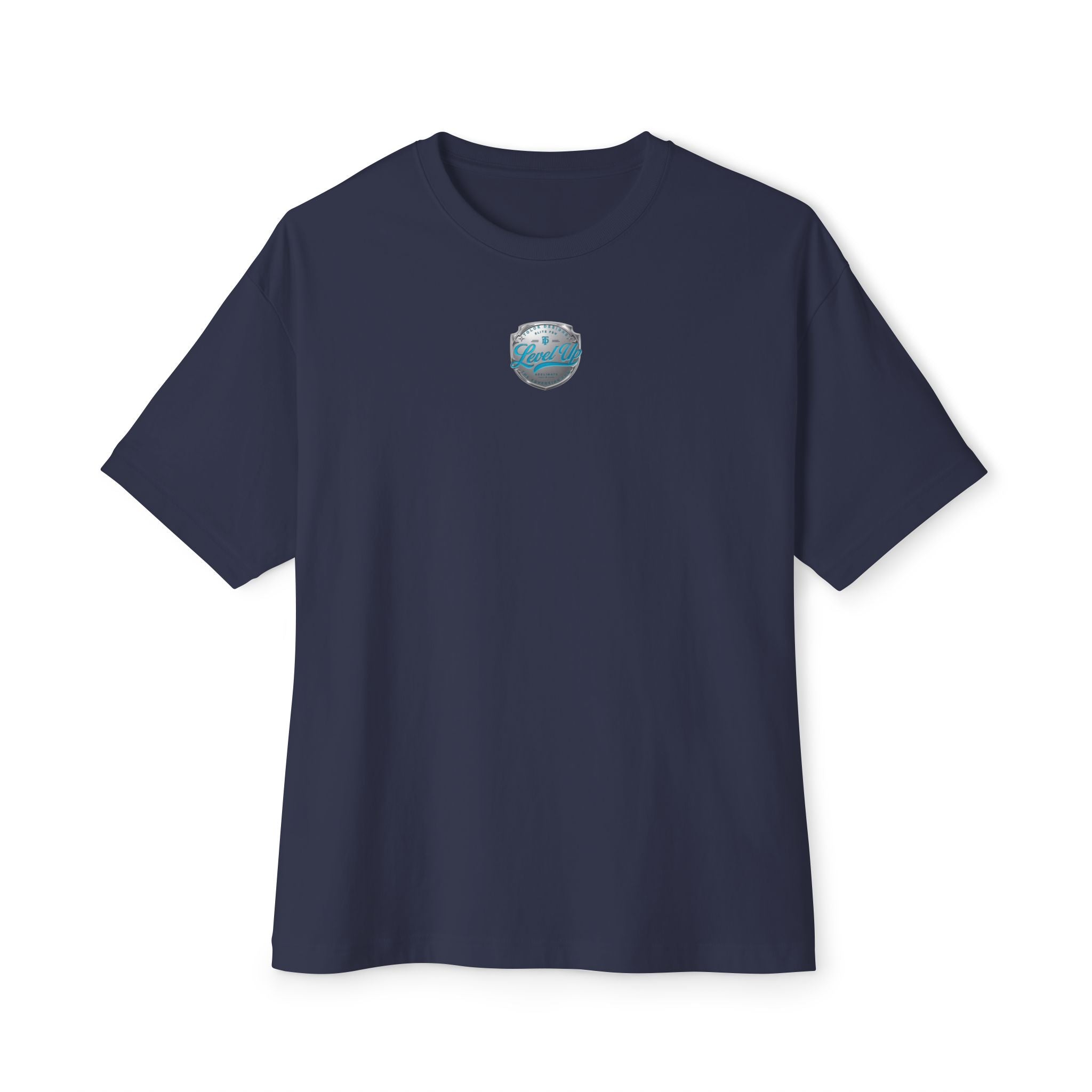 Level Up Tee — Graphic Chest Emblem & Back 'Level Up' Design