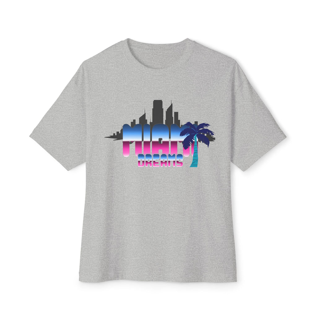 Retro Miami Skyline Tee — "High Limits" Vaporwave Palm Graphic