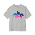 Retro Miami Skyline Tee — "High Limits" Vaporwave Palm Graphic